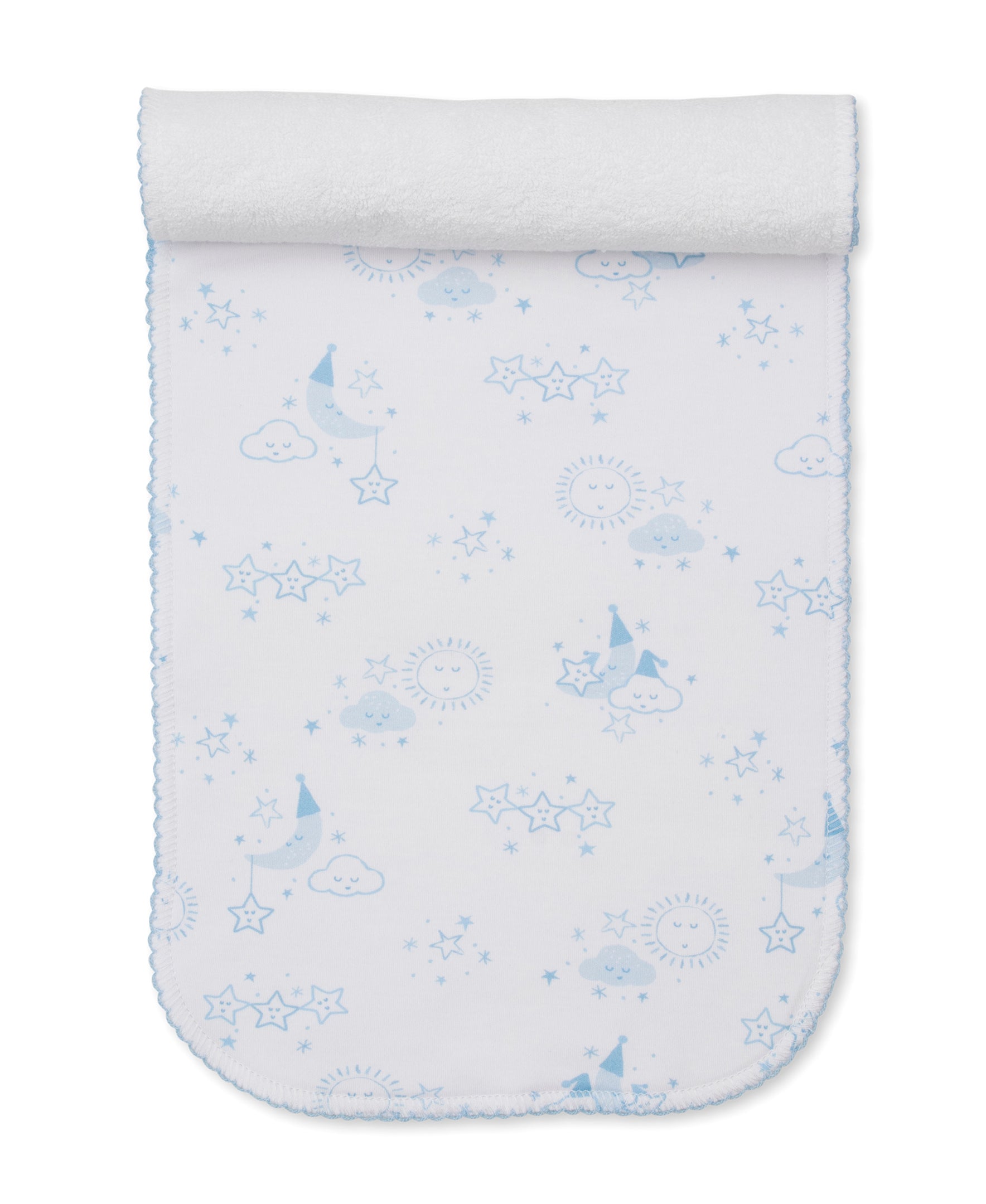 Nightfall Blue Burp Cloth - Kissy Kissy