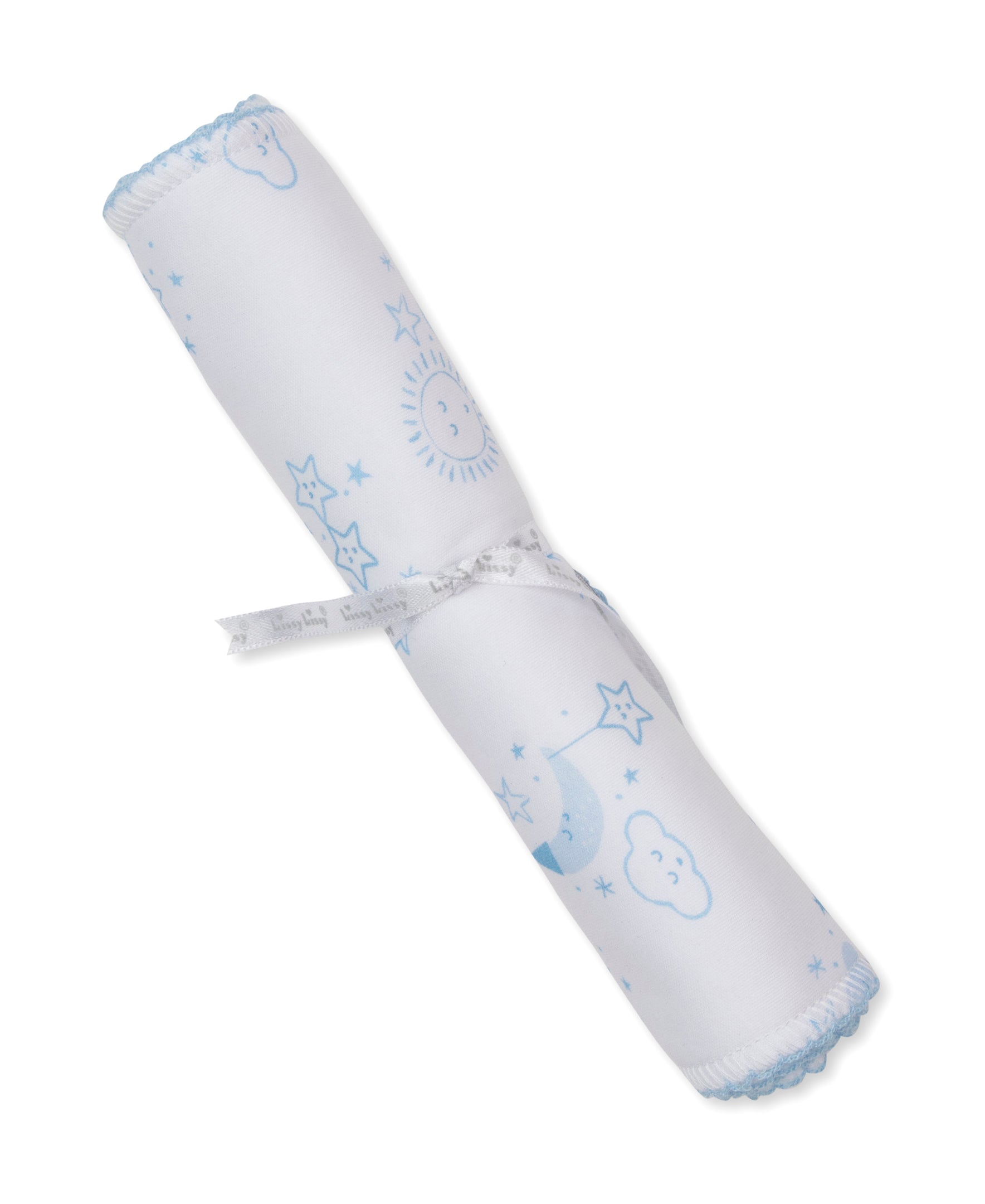 Nightfall Blue Burp Cloth - Kissy Kissy