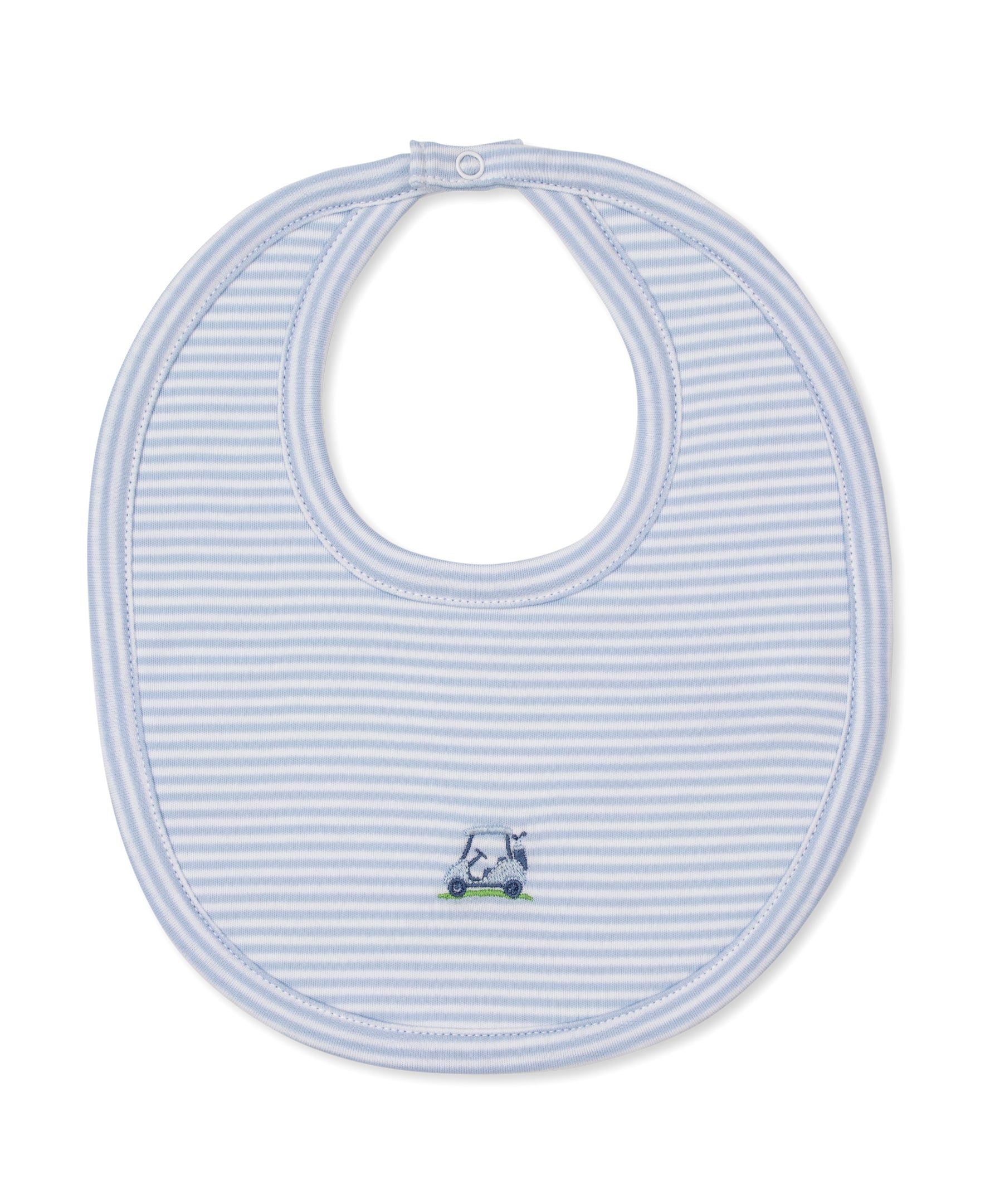 Golf Championship Blue Stripe Bib - Kissy Kissy
