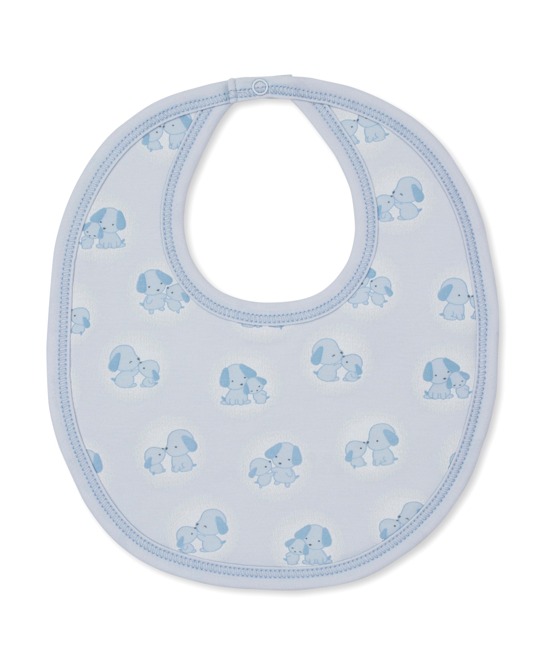 Puppy Family Blue Bib