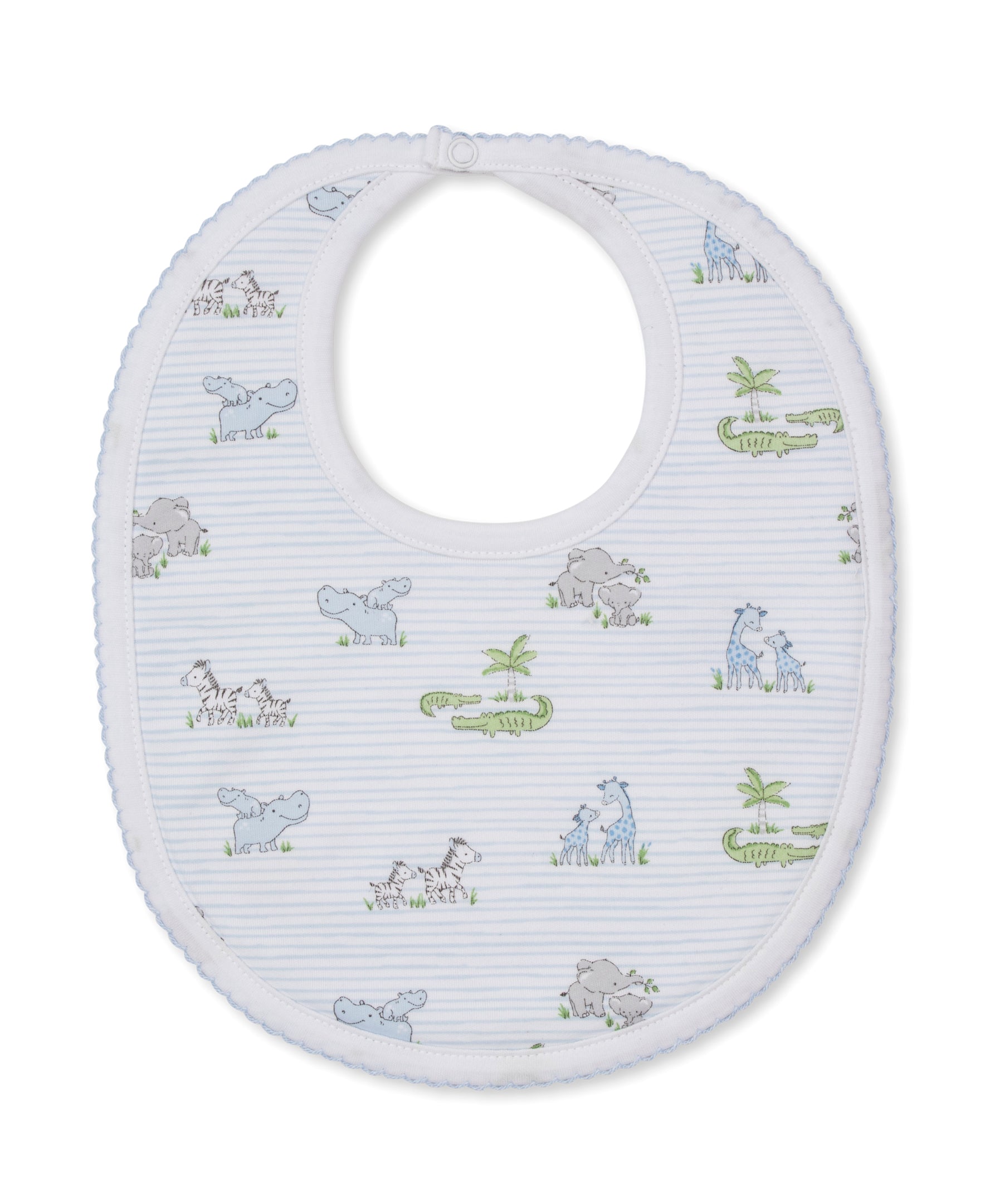 Safari Party Blue Bib - Kissy Kissy