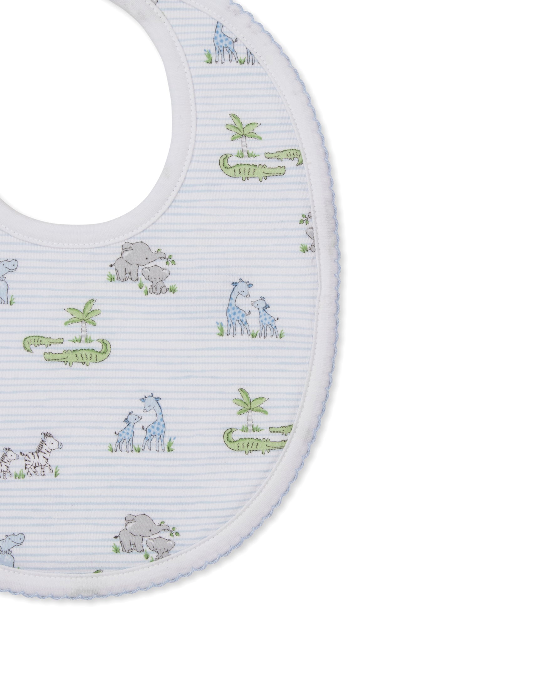 Safari Party Blue Bib - Kissy Kissy