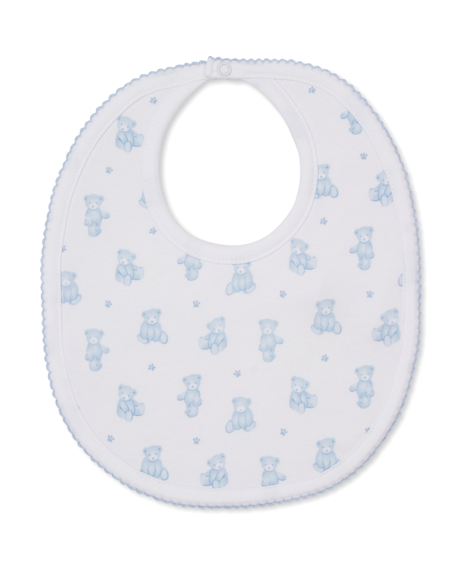 Teddy Bears Blue Bib