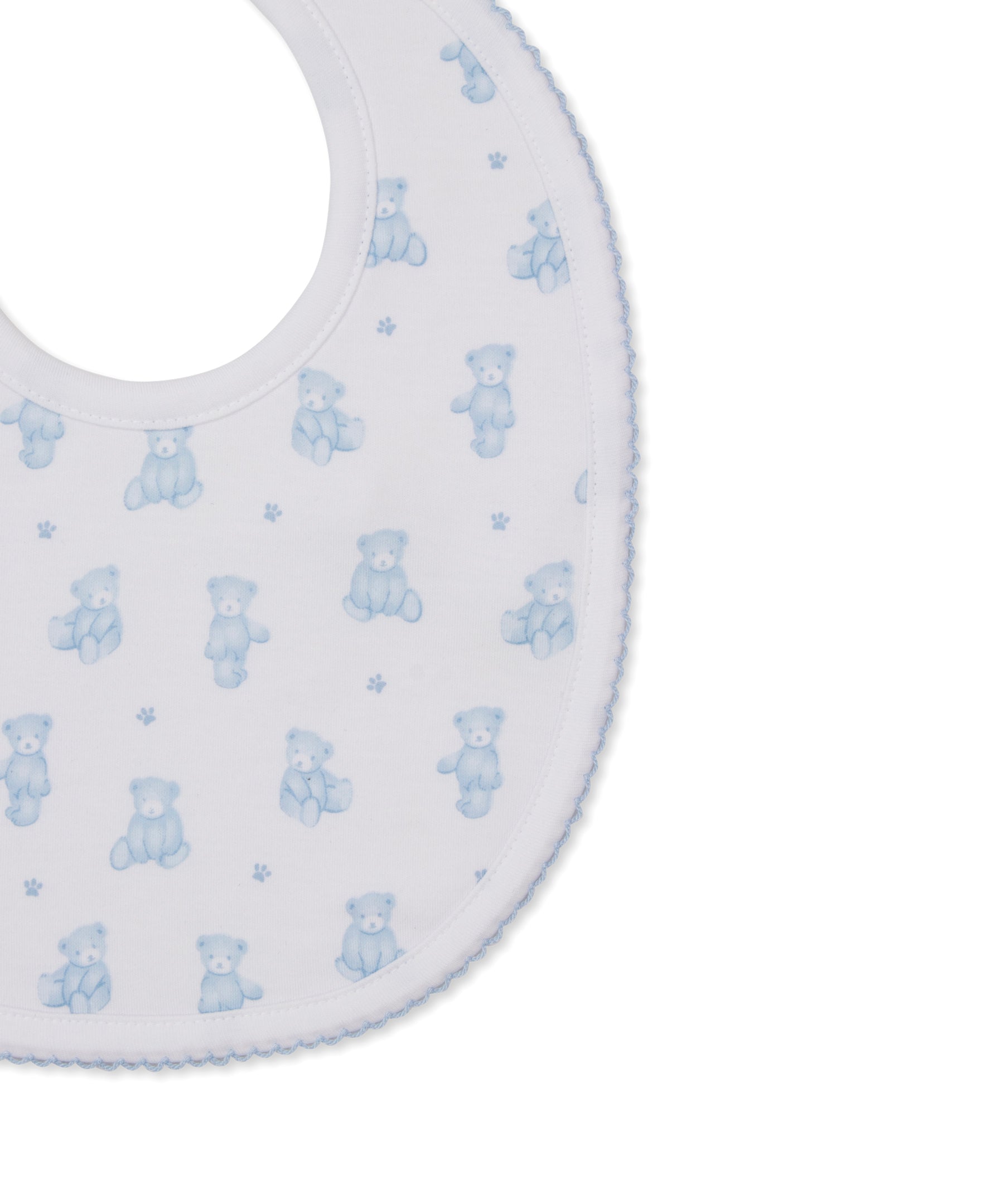 Teddy Bears Blue Bib