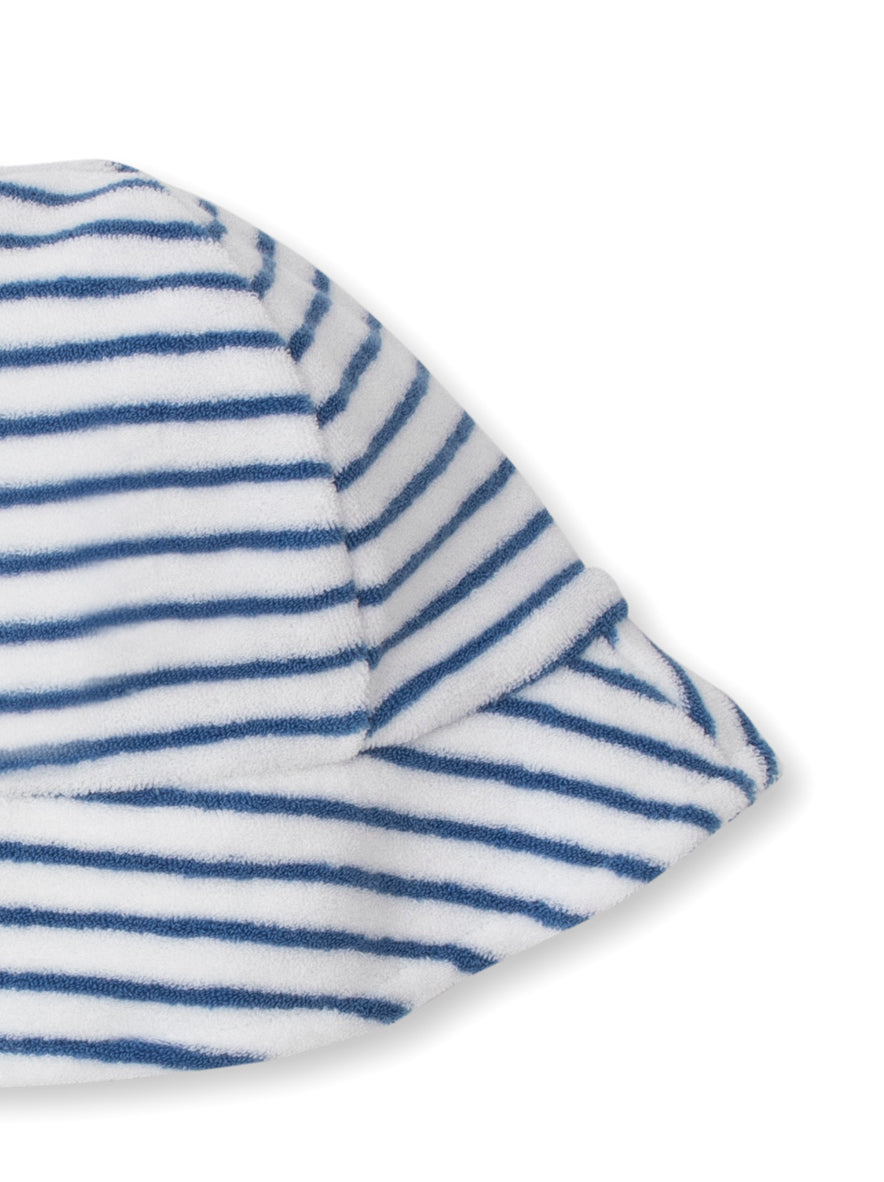 Cabana Terry Stripes Blue Sunhat - Kissy Kissy