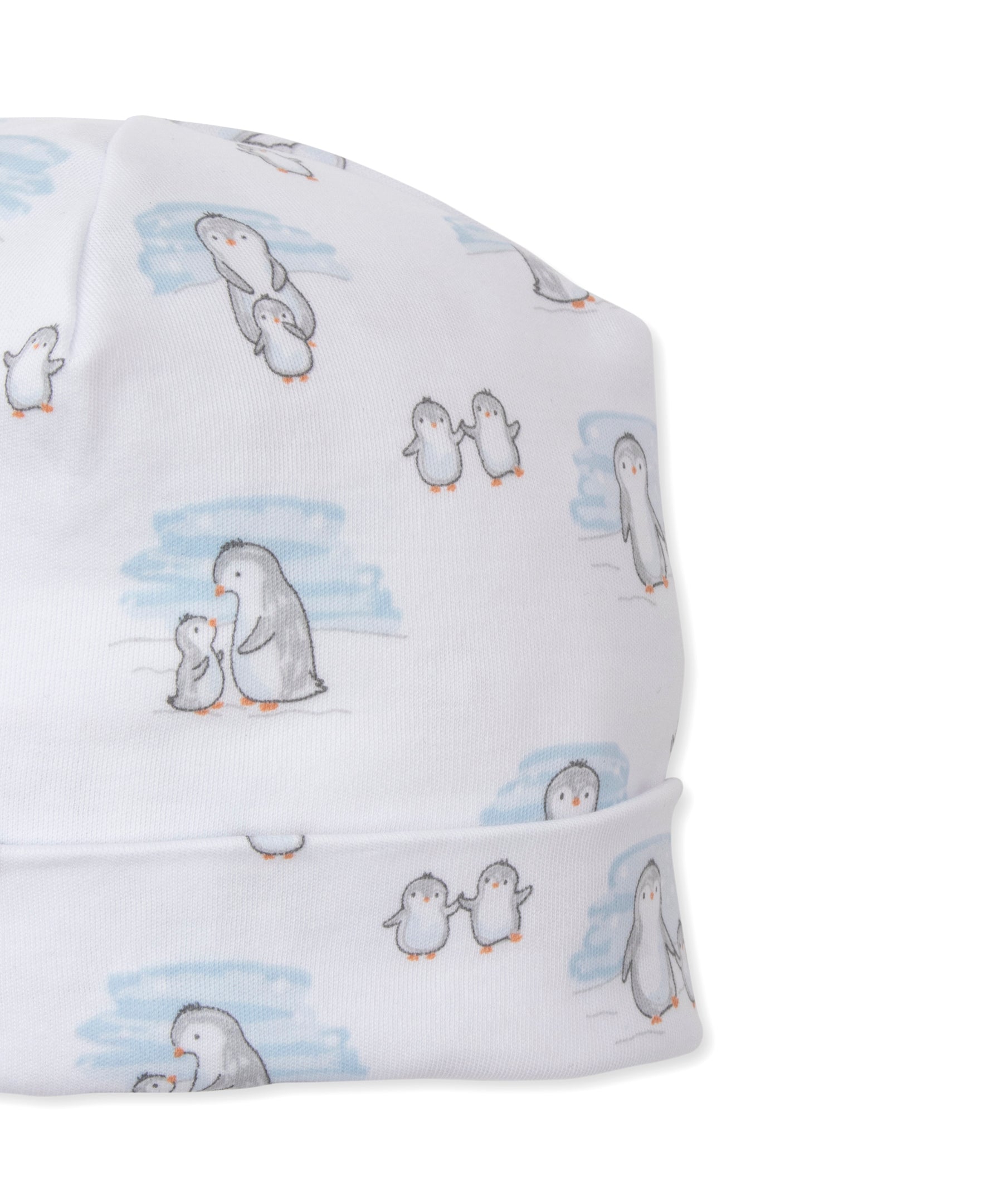 Snow Happy Penguins Blue Hat - Kissy Kissy