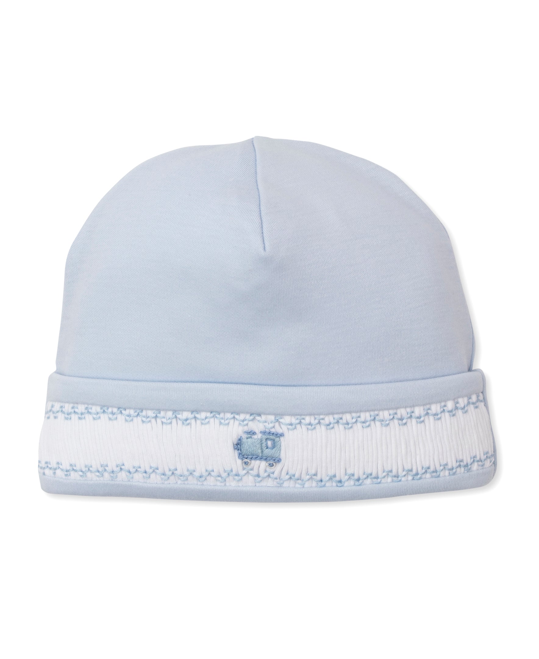 CLB Fall Medley 25 Blue Hand Smocked Hat - Kissy Kissy