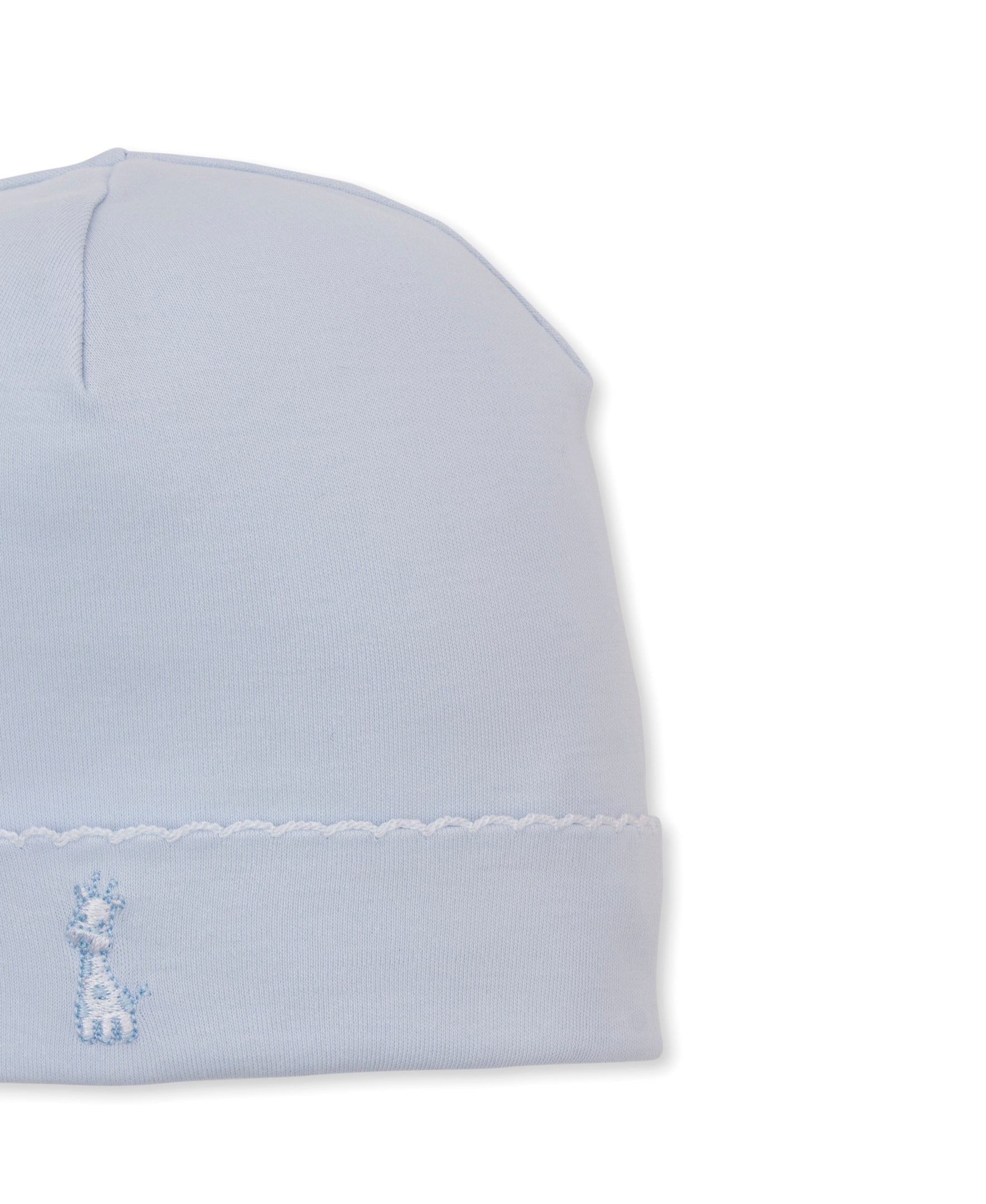 Giraffe Laughs Blue Hat - Kissy Kissy