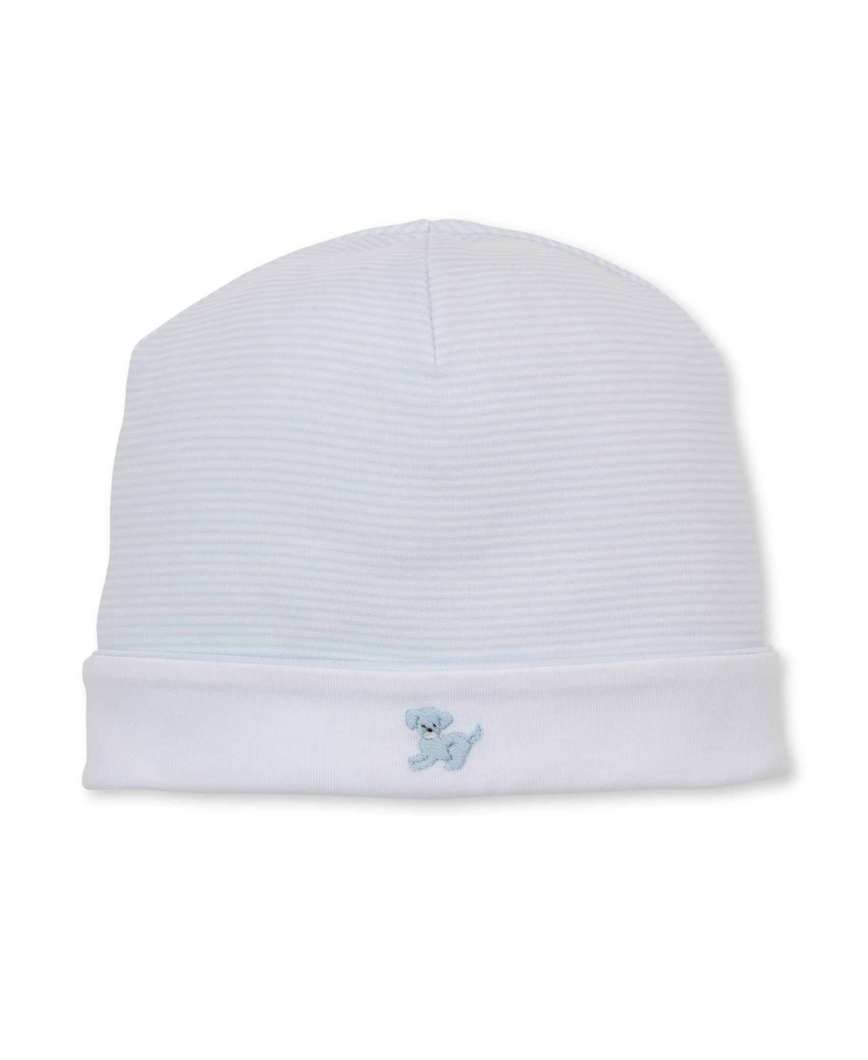 Premier Puppy Paws Blue Hand Emb. Stripe Hat