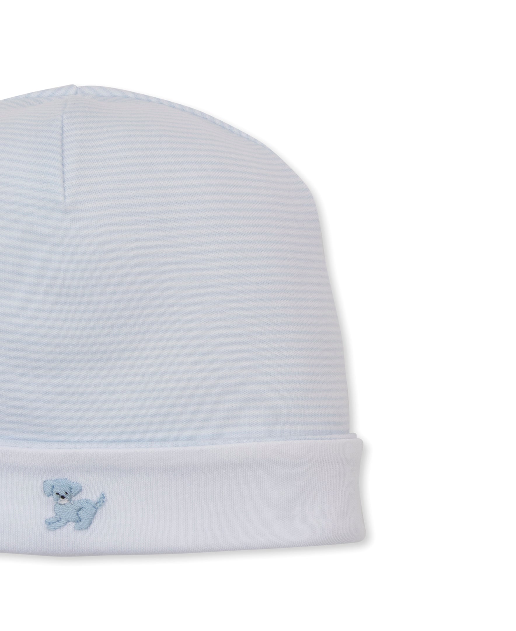 Premier Puppy Paws Blue Hand Emb. Stripe Hat