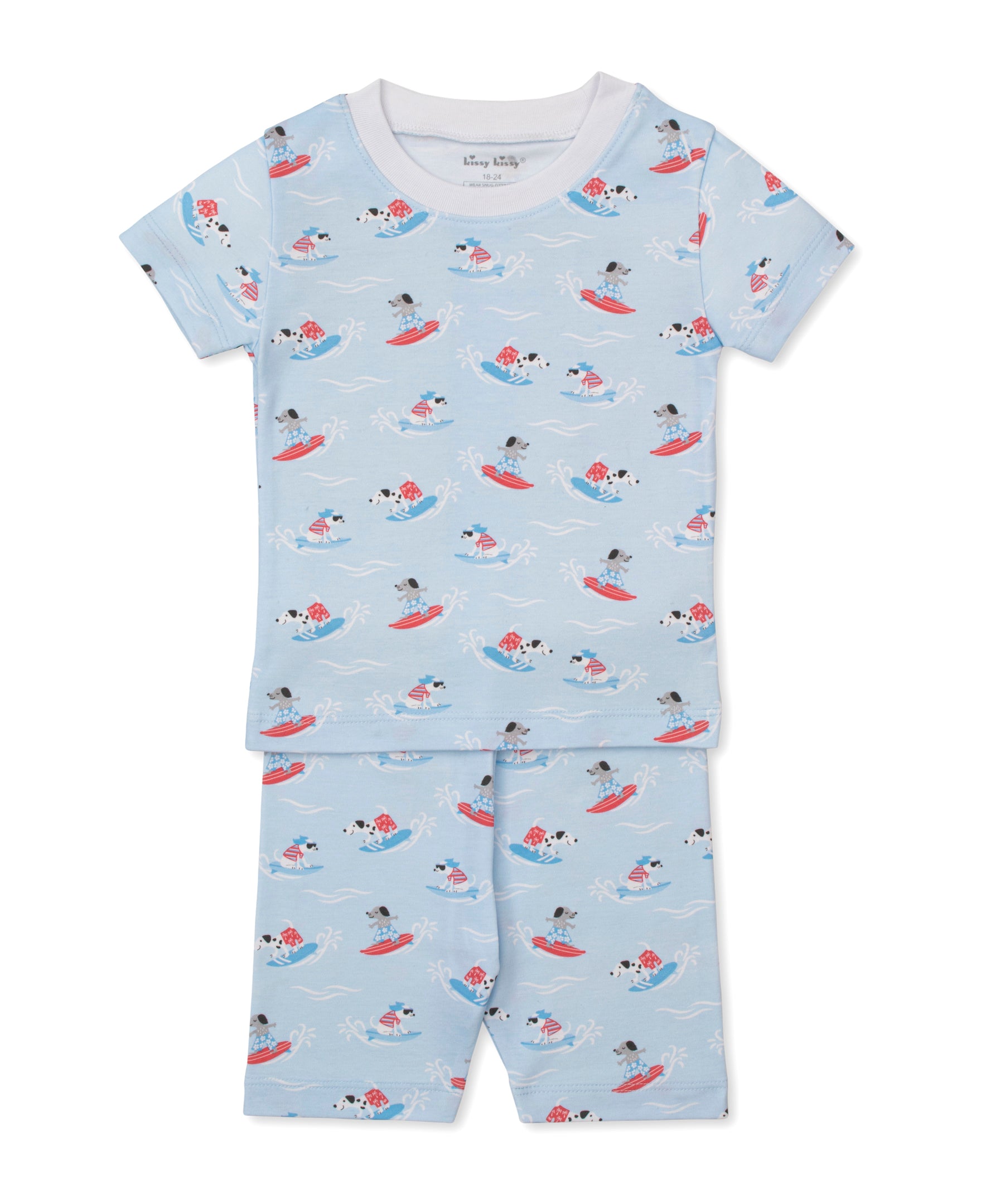 Beach Pups Toddler Short Pajama Set - Kissy Kissy