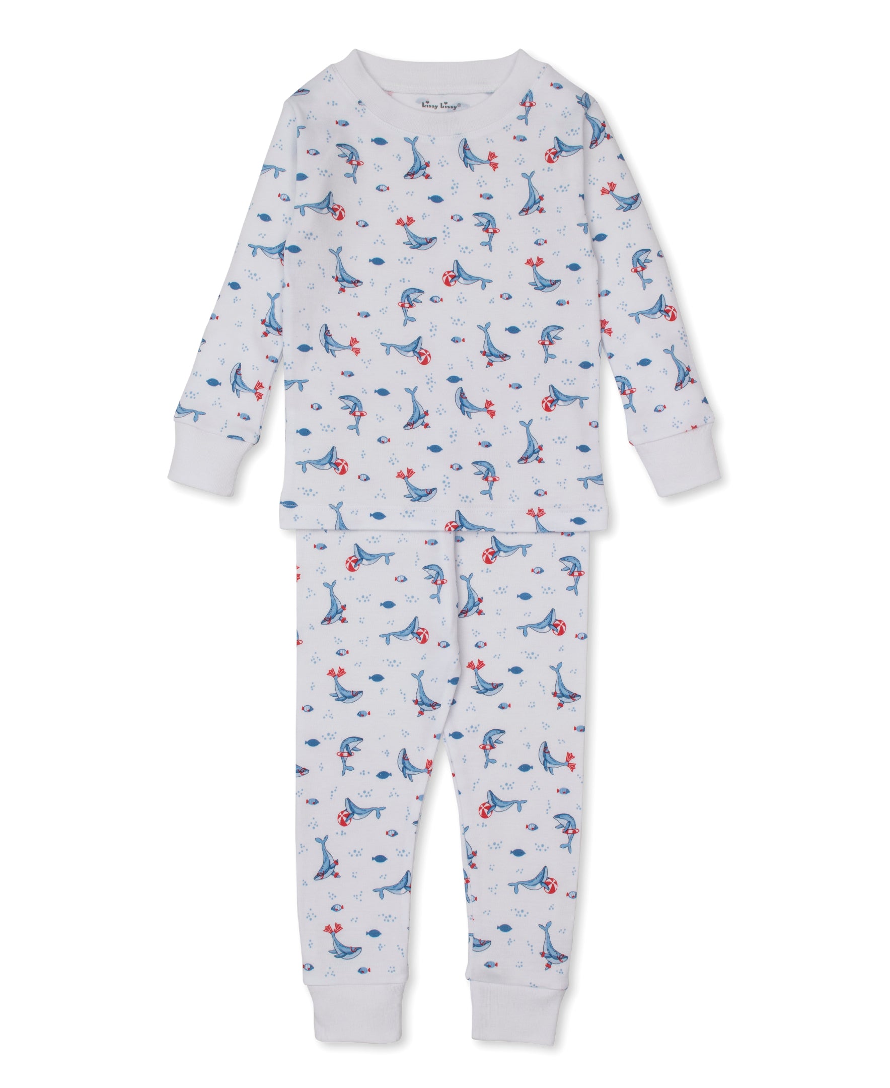 Tropical Whales Toddler Pajama Set - Kissy Kissy