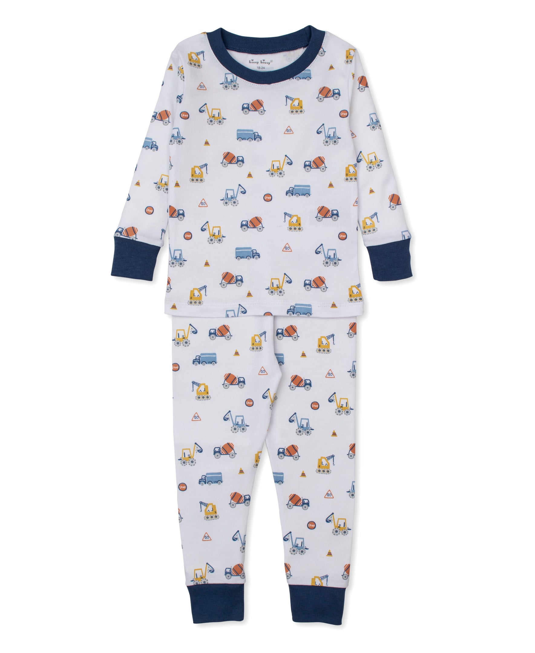 Construction Roadwork Toddler Pajama Set - Kissy Kissy