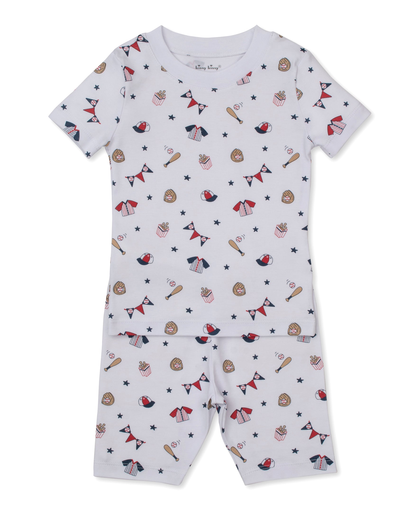 Fly Ball Short Pajama Set - Kissy Kissy