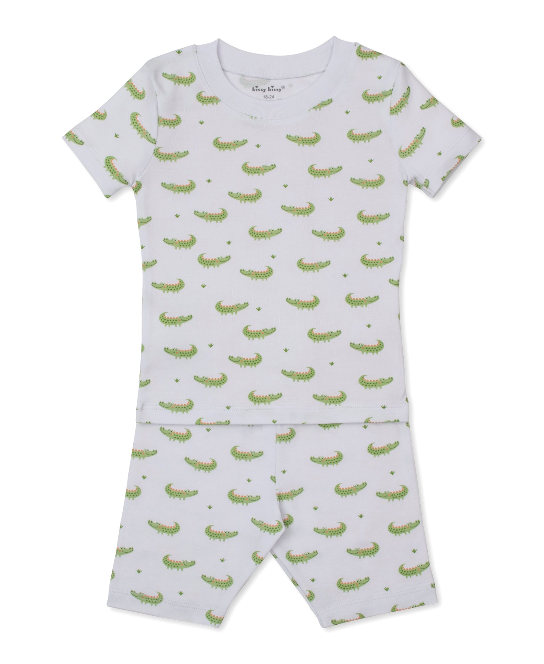 Crocodile Camp Short Pajama Set - Kissy Kissy