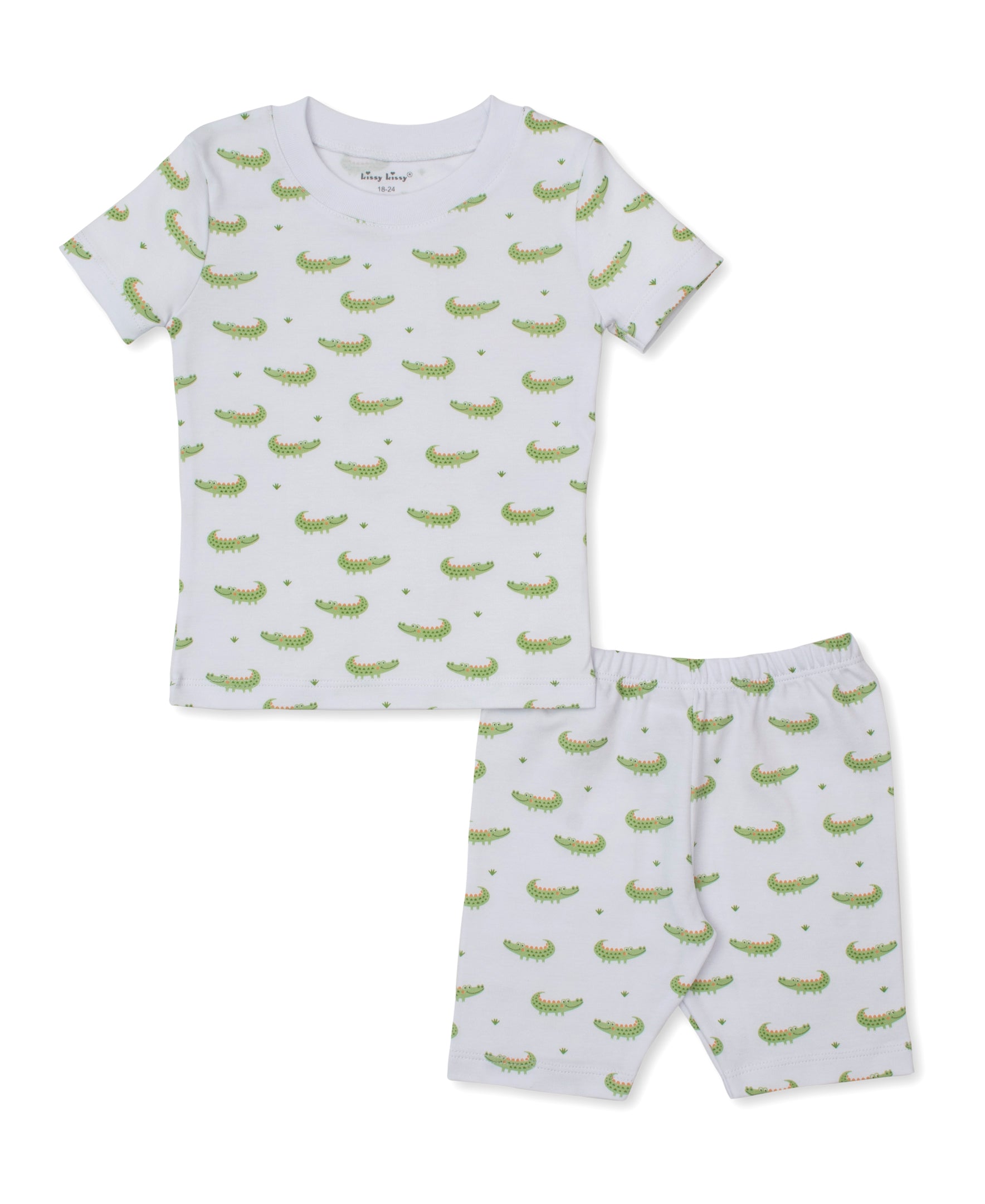 Crocodile Camp Short Pajama Set - Kissy Kissy
