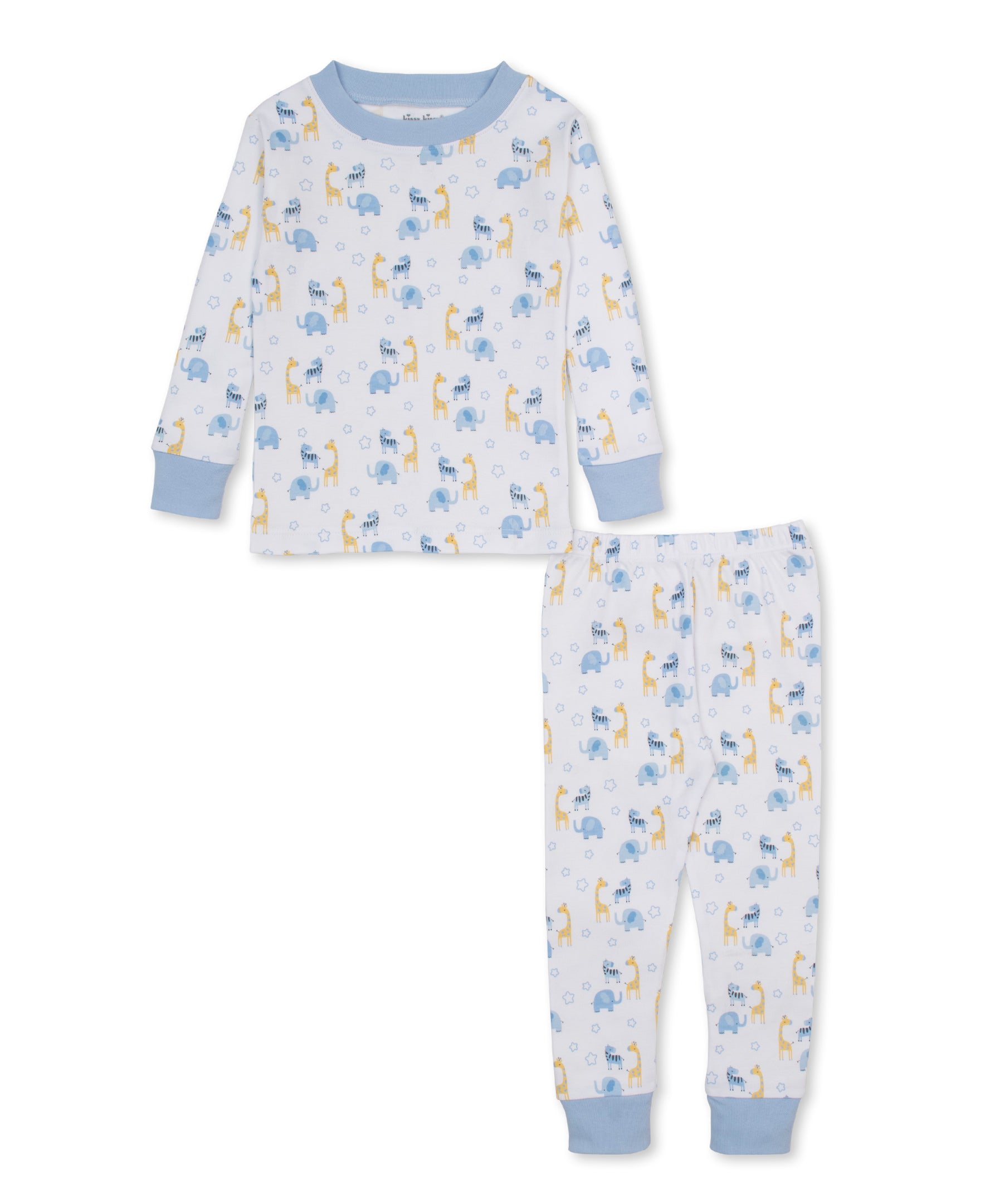 Safari Party Blue Pajama Set - Kissy Kissy
