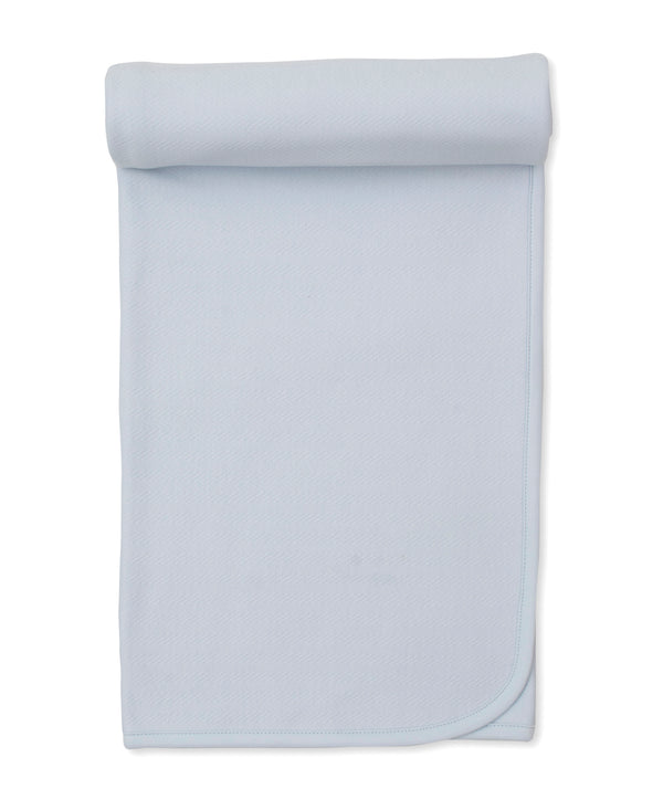 Sweet Homecoming Blue Jacquard Blanket - Kissy Kissy