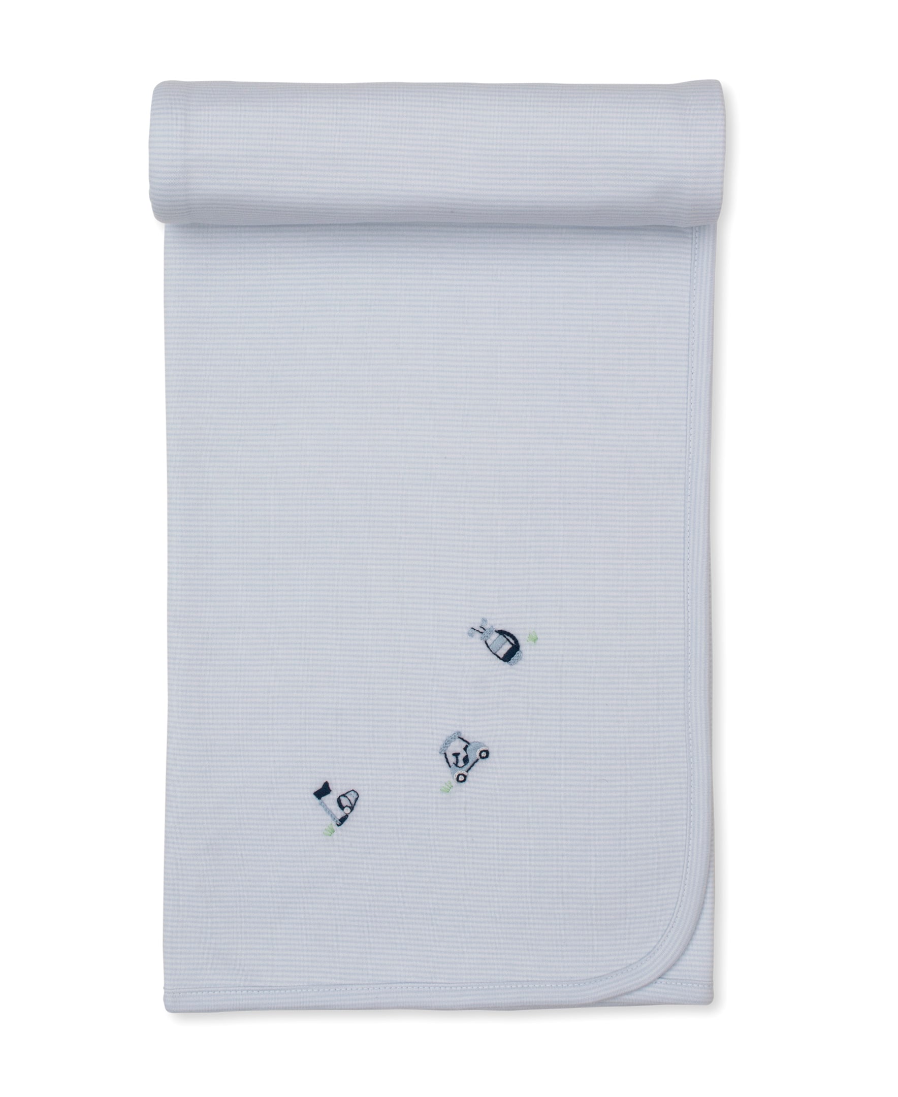 Premier Golf Championship Hand Emb. Stripe Blanket - Kissy Kissy