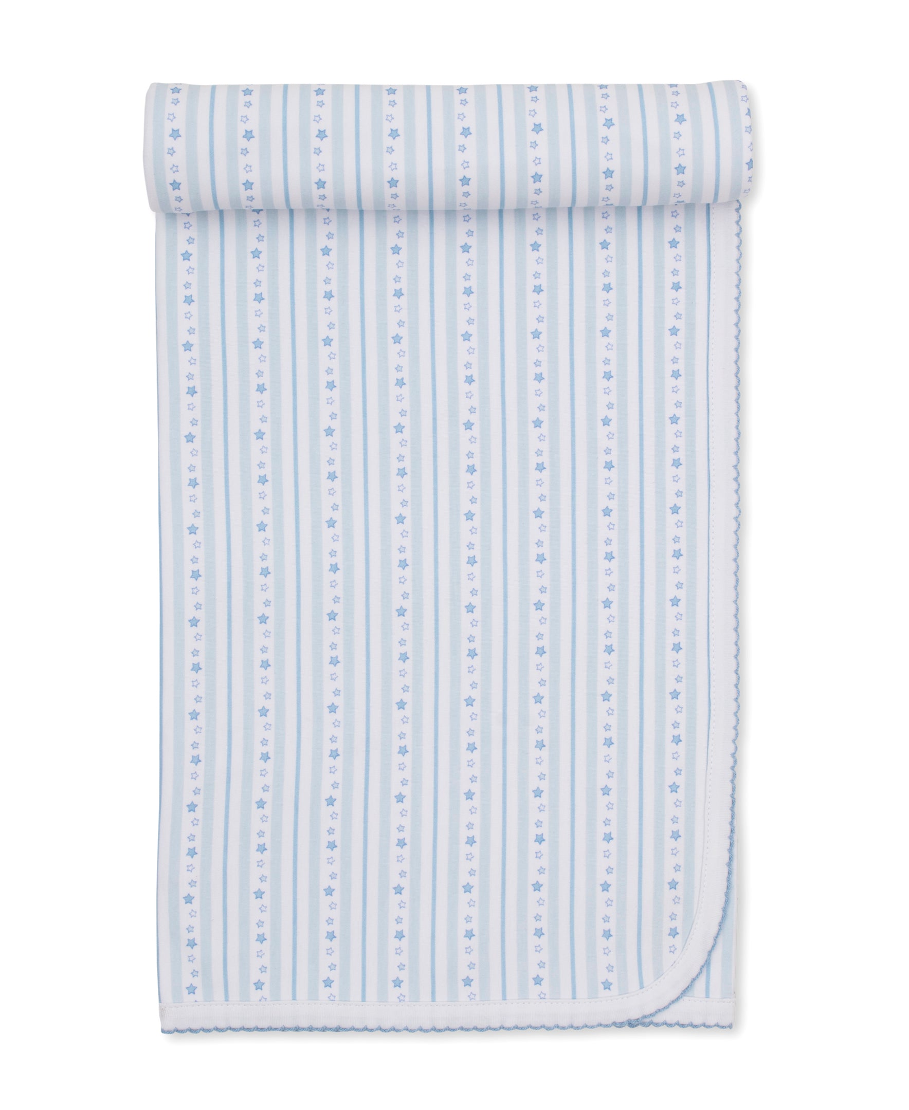 Starry Stripes Blue Blanket