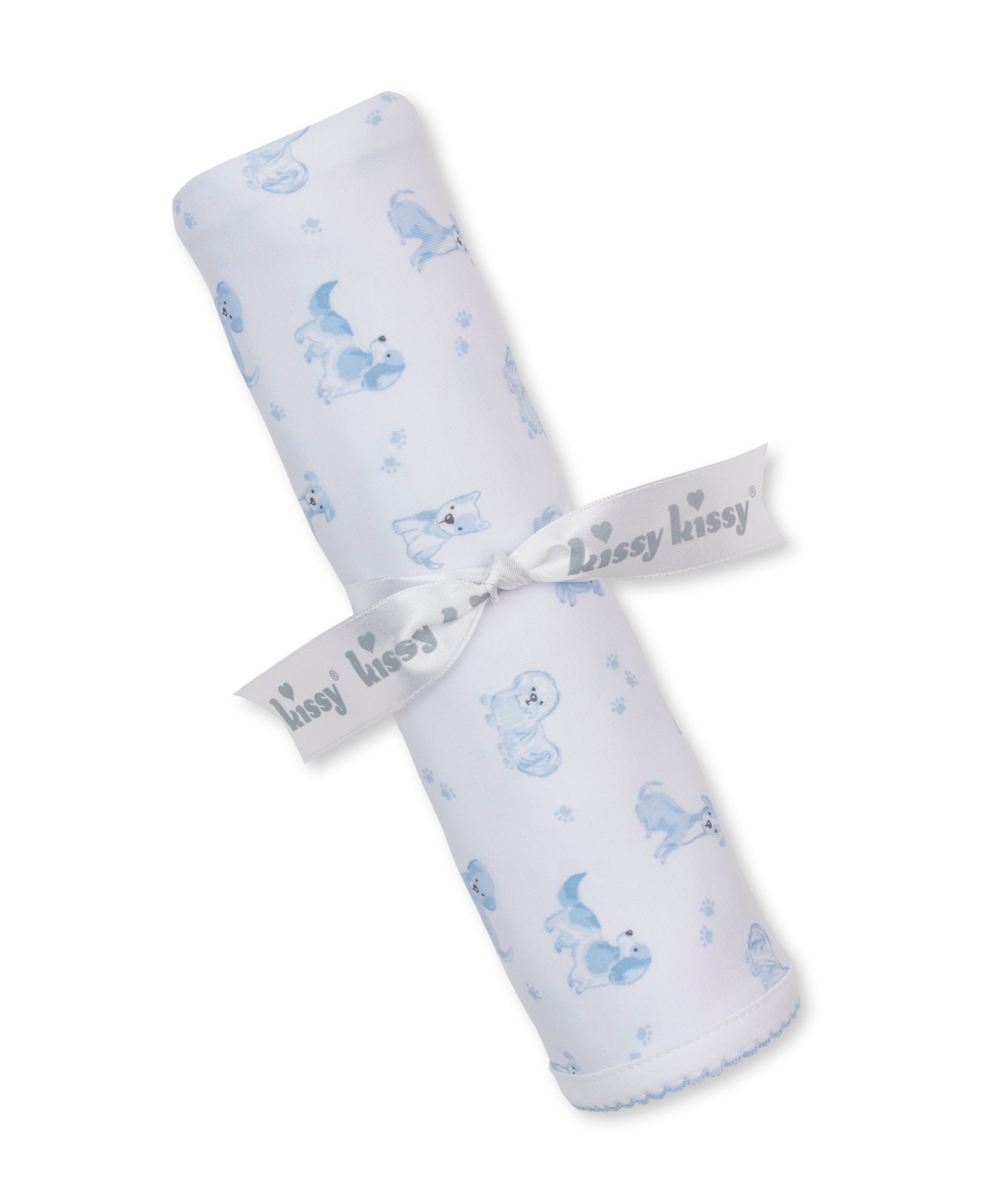 Puppy Paws Blue Blanket - Kissy Kissy