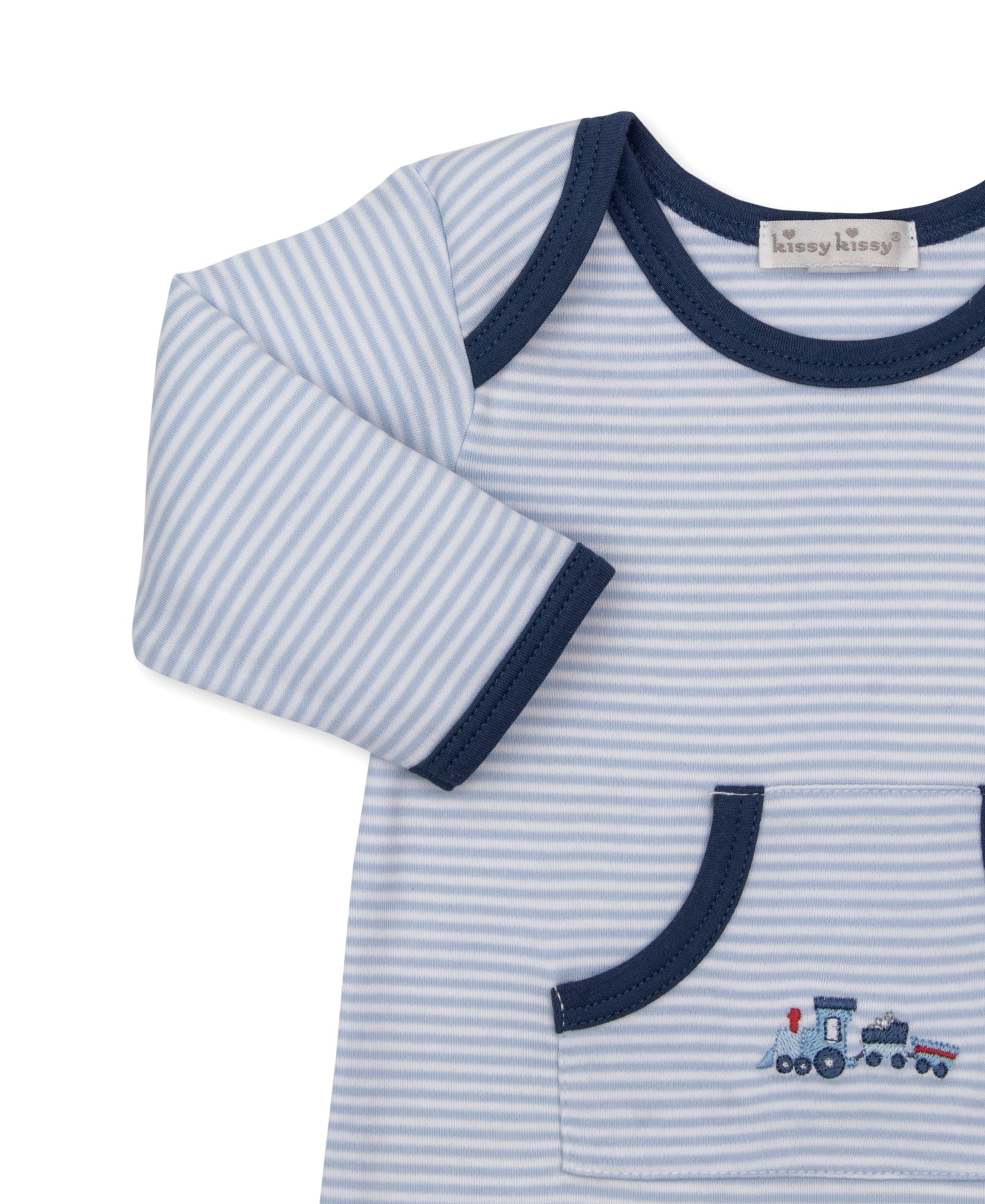 Toot Toot Stripe Playsuit