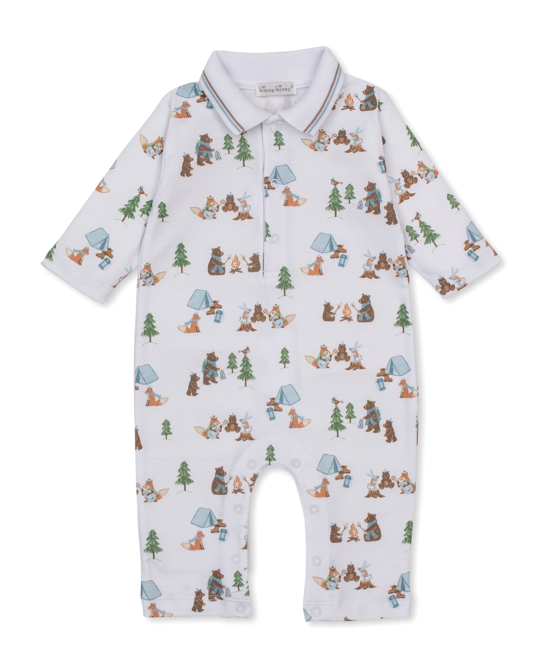 Campsite Friends Playsuit w/ Collar