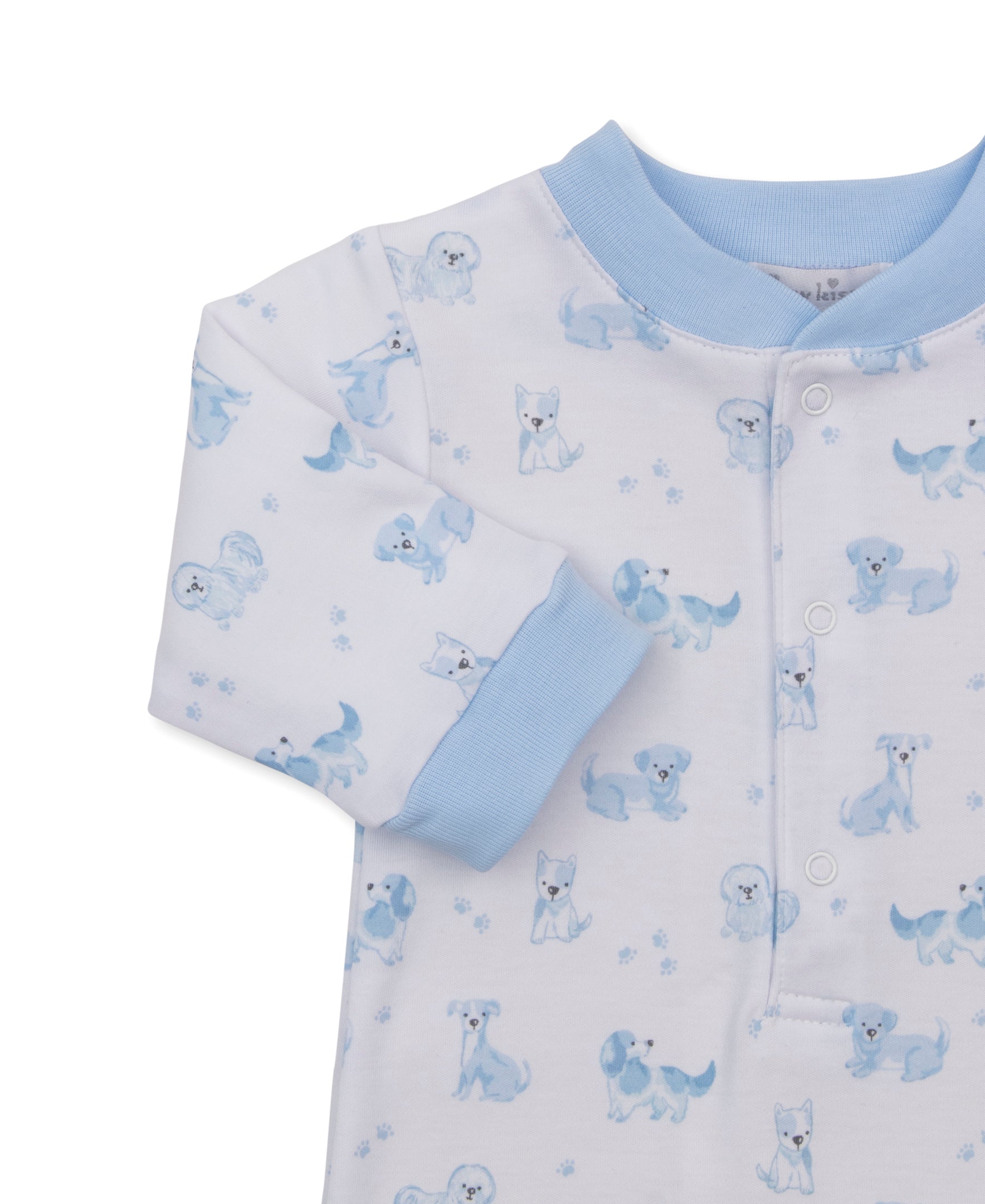 Puppy Paws Blue Playsuit