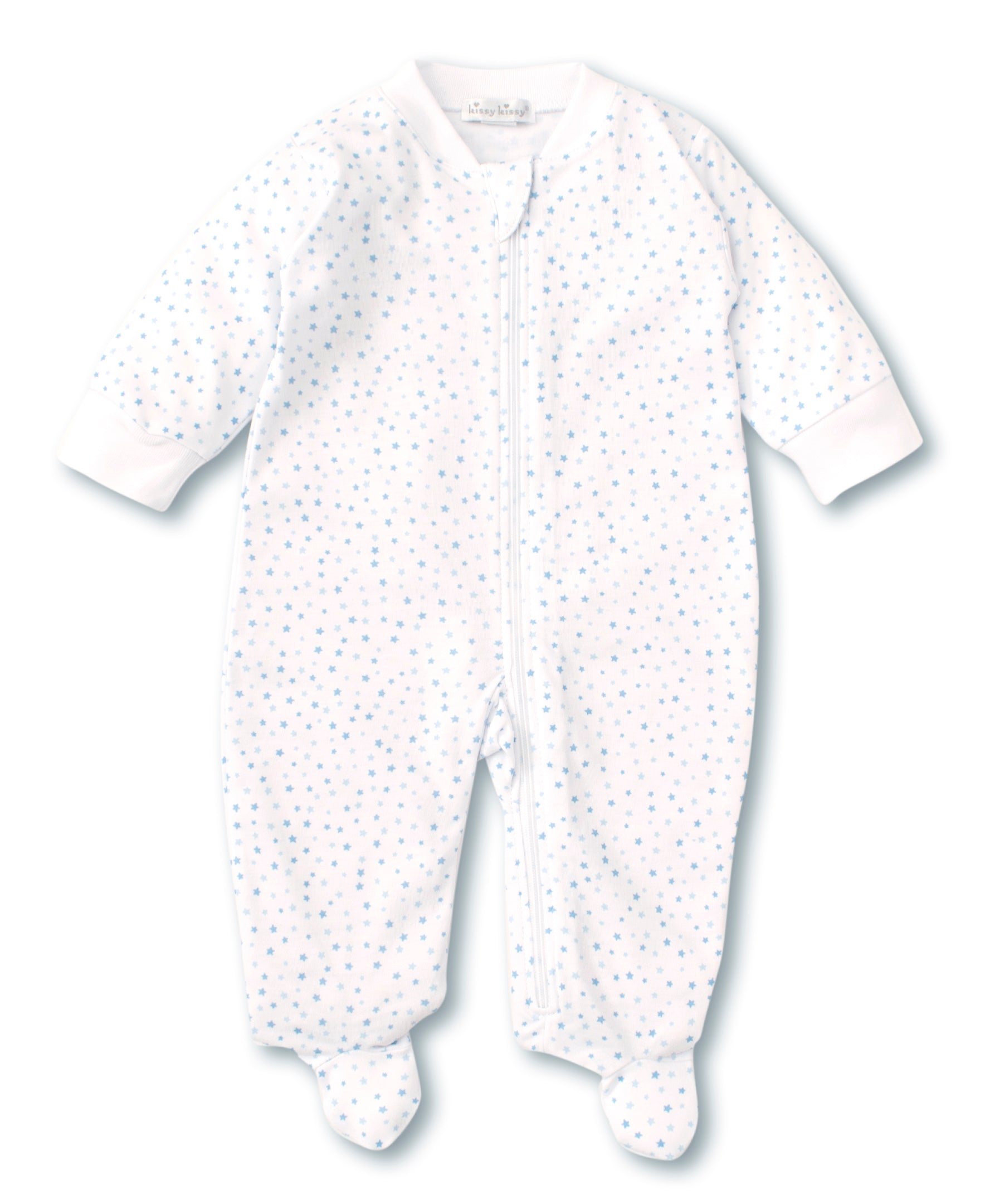 Kissy Superstars White Zip Footie - Kissy Kissy
