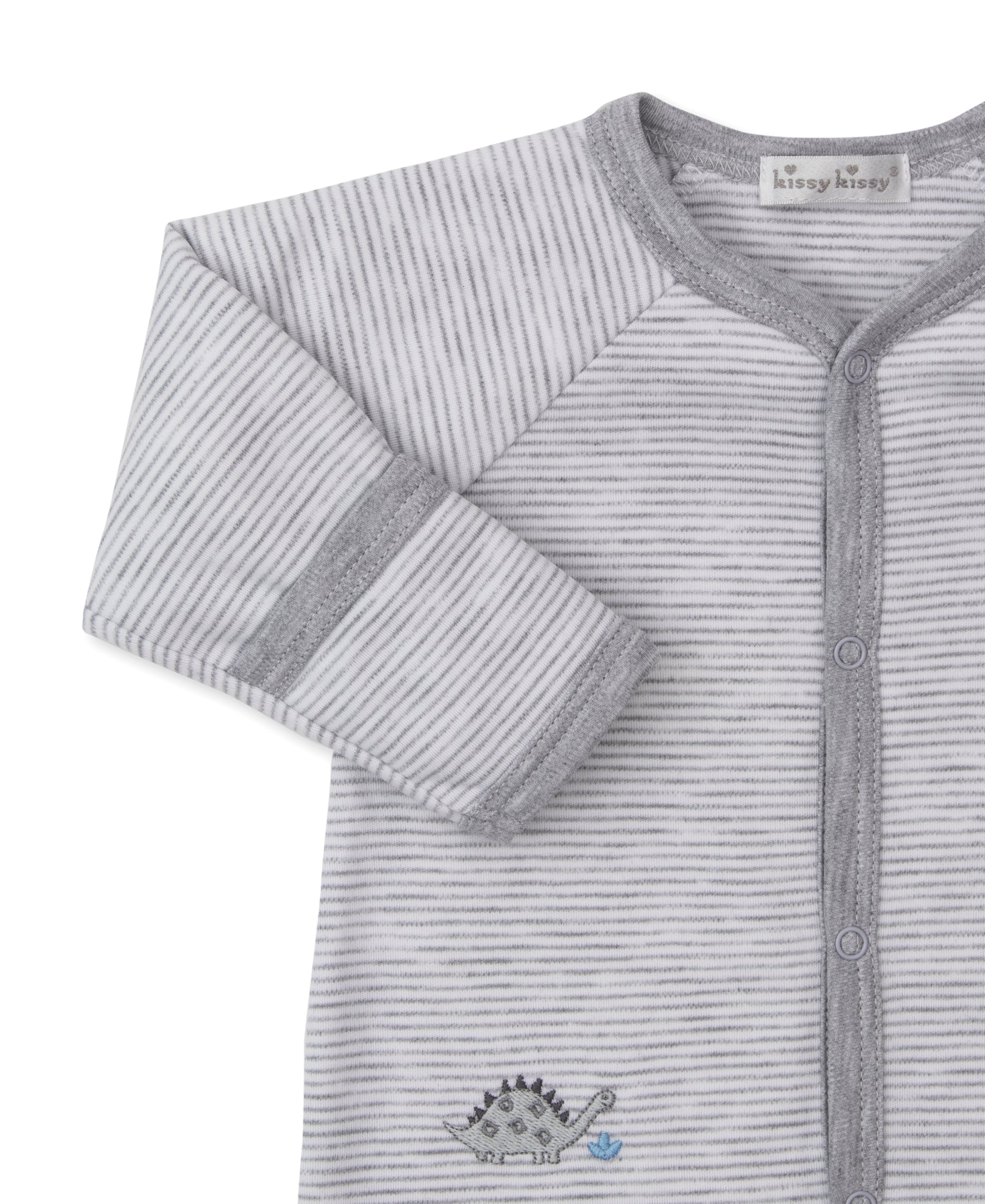 Dinosaur Era Stripe Footie - Kissy Kissy