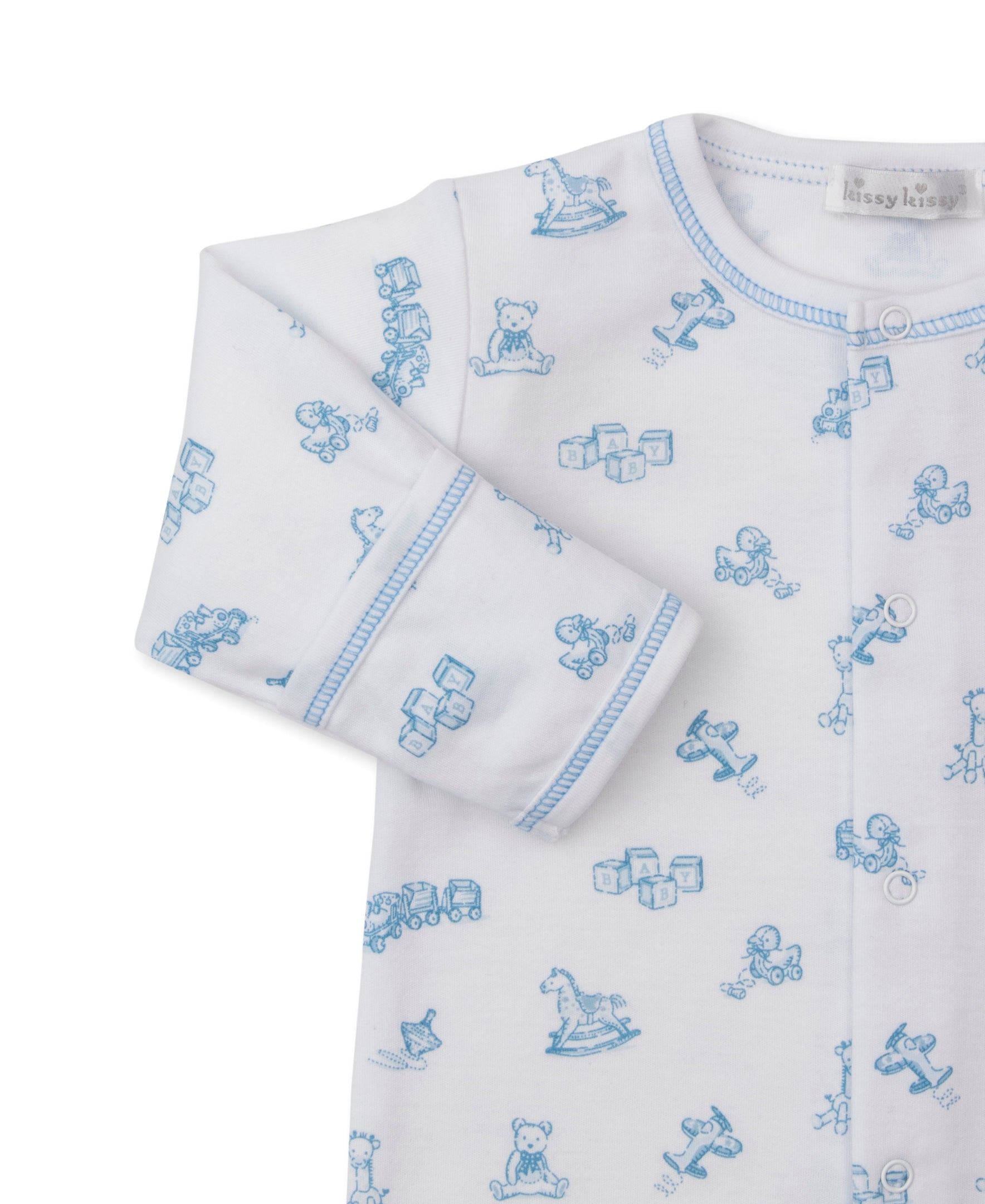 Vintage Toy Treasures Blue Footie - Kissy Kissy