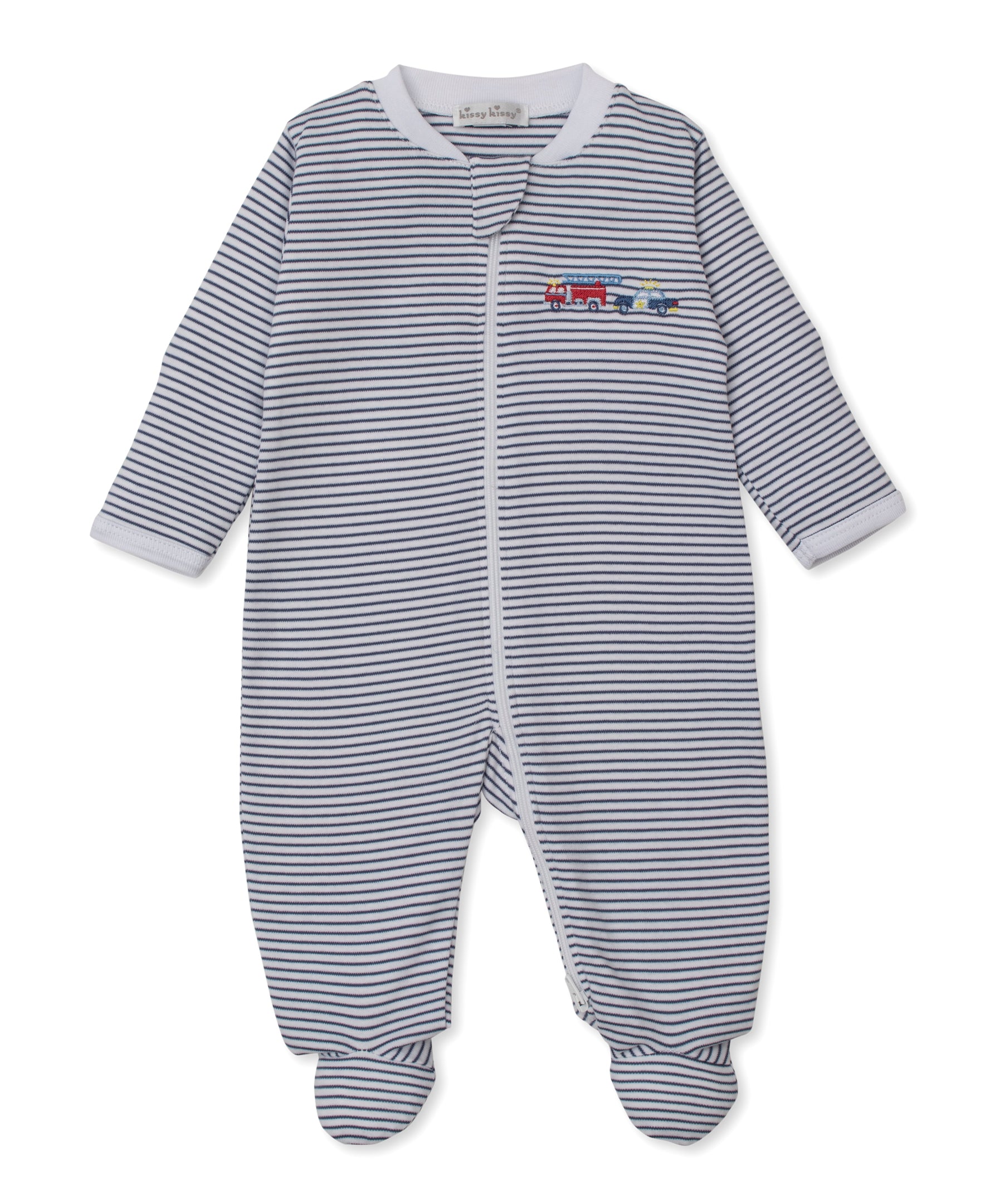 Rescue Raid Stripe Zip Footie