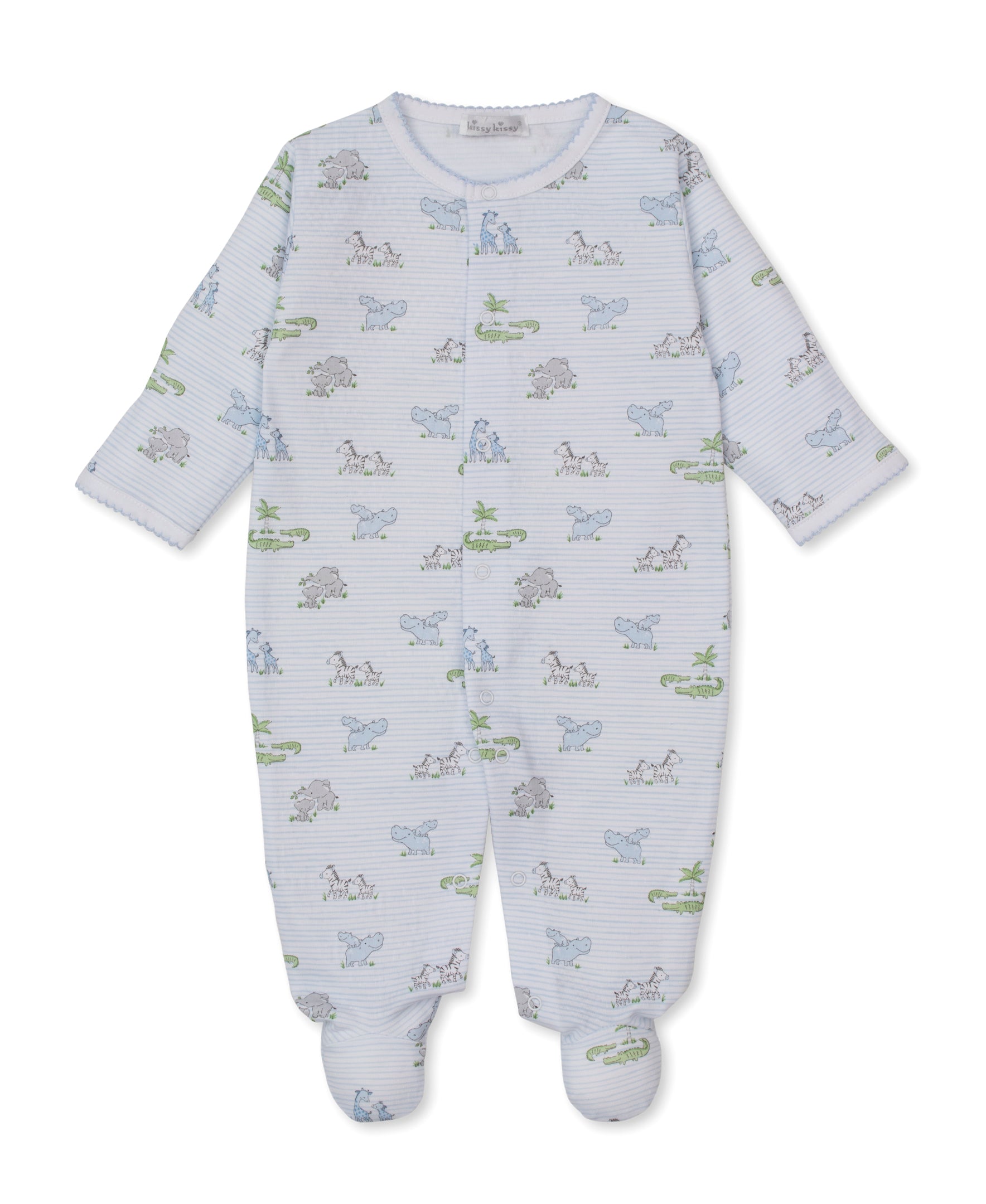 Safari Party Blue Footie
