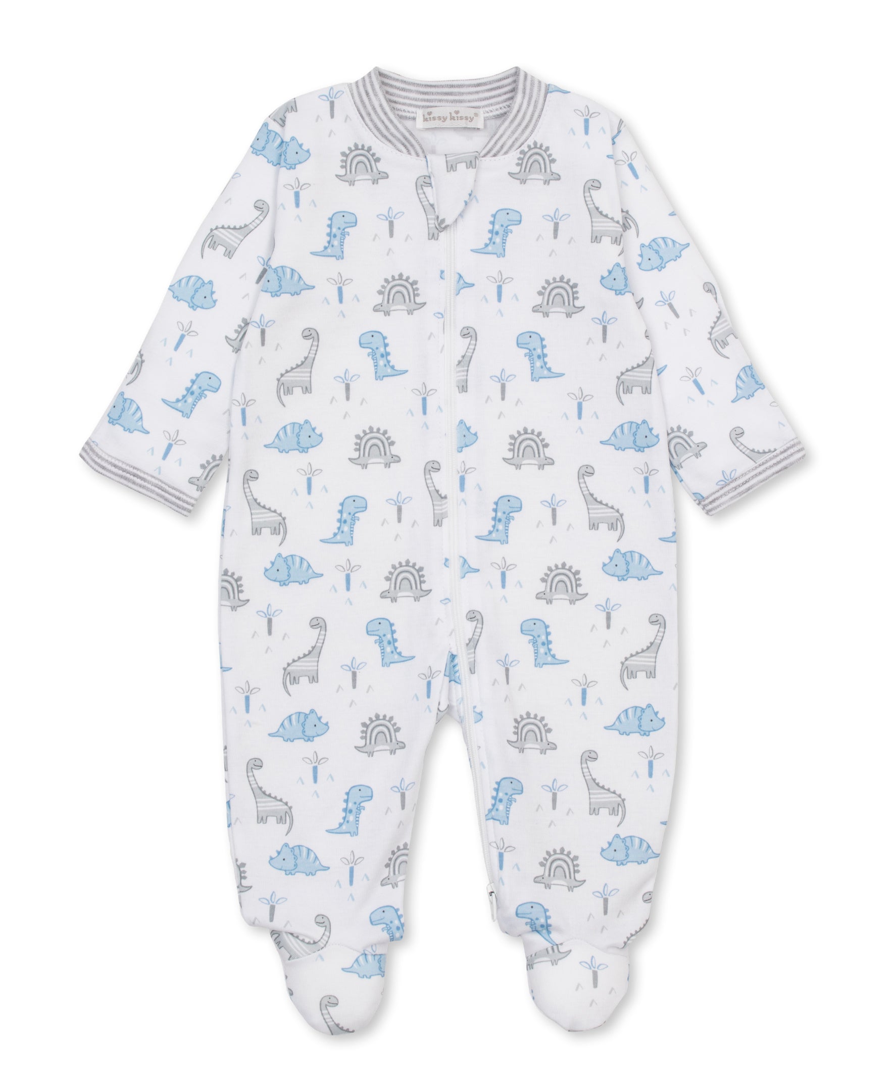 Dinosaur Territory Zip Footie