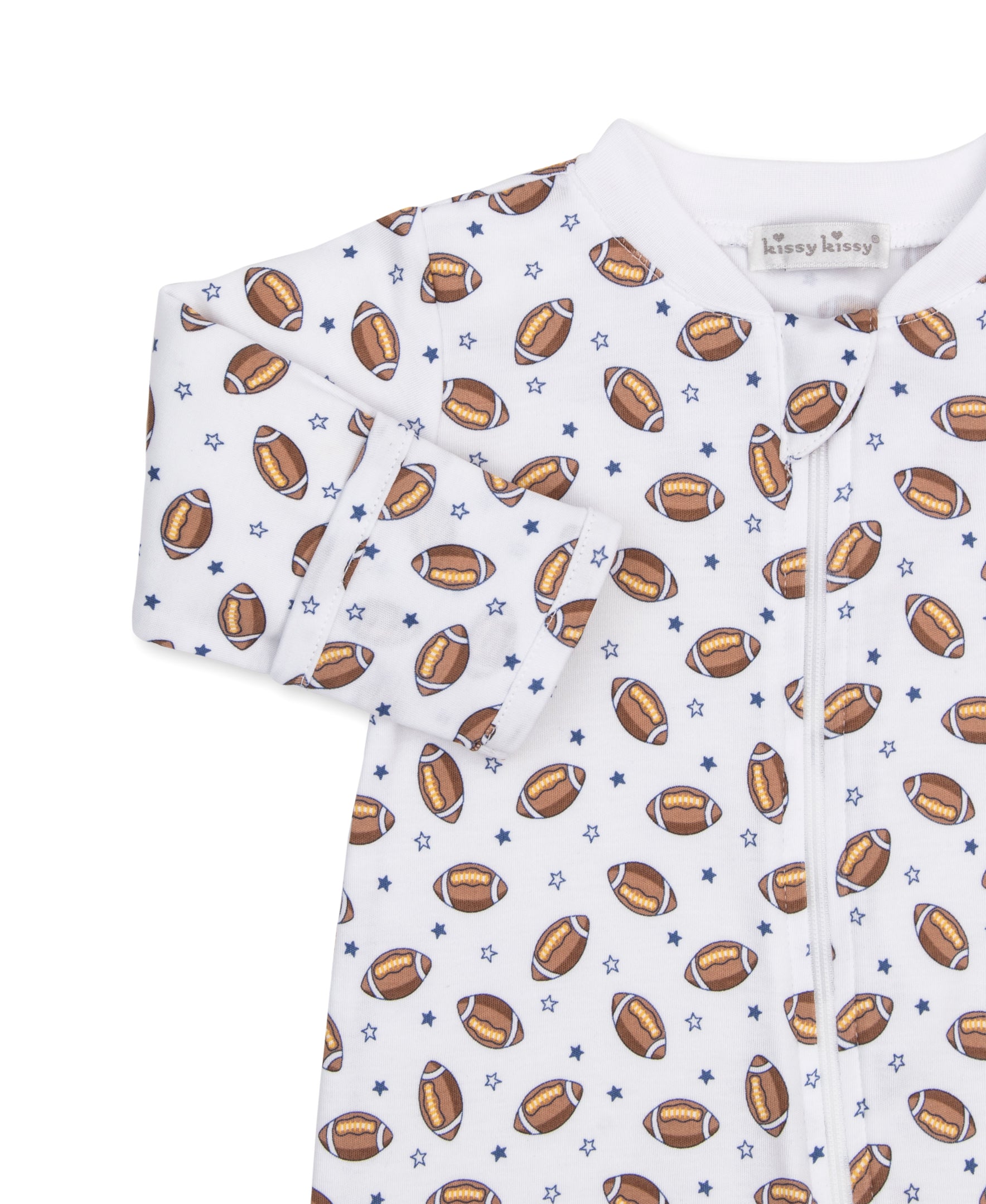 Football Season Zip Footie
