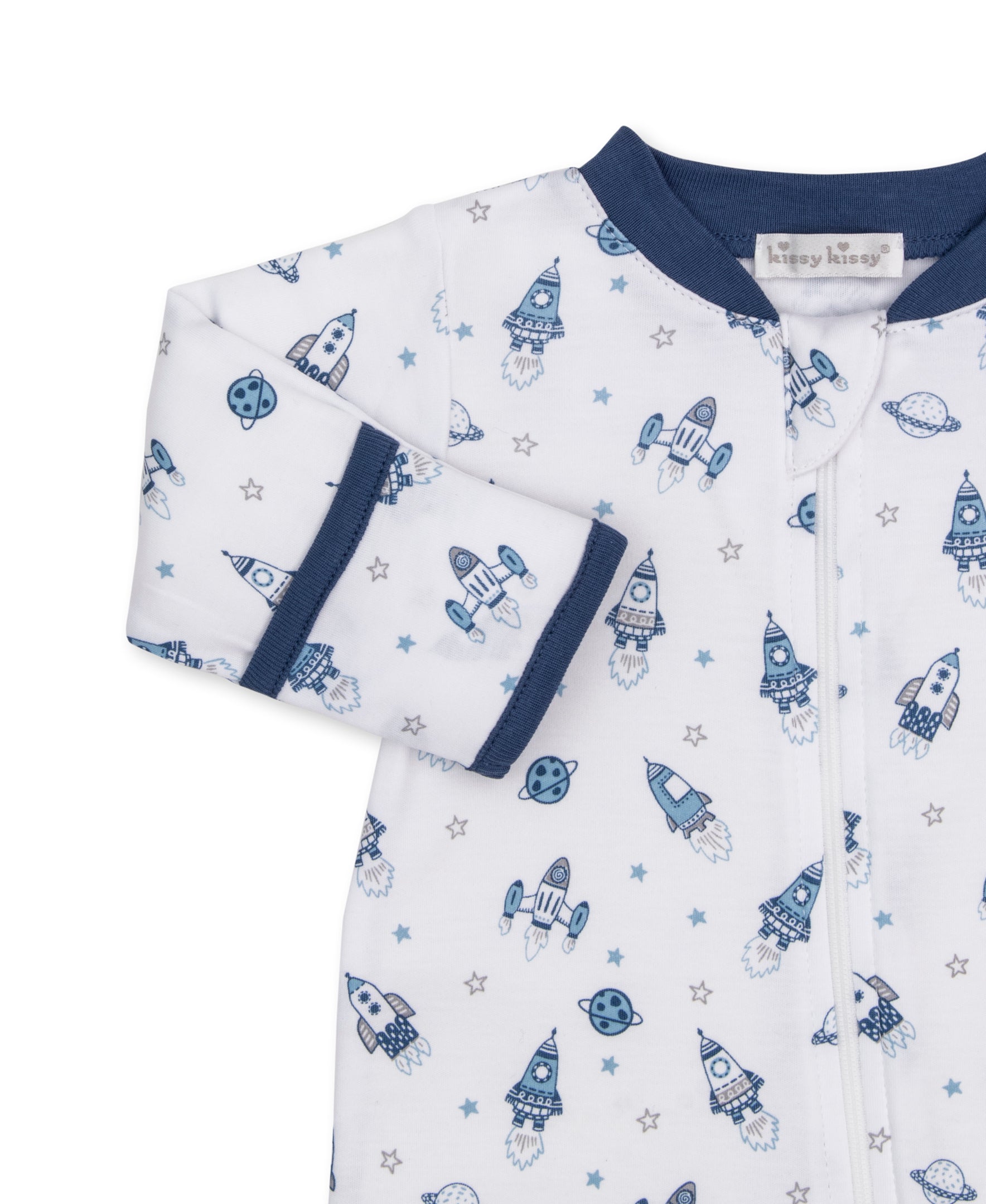 Space Race Zip Footie