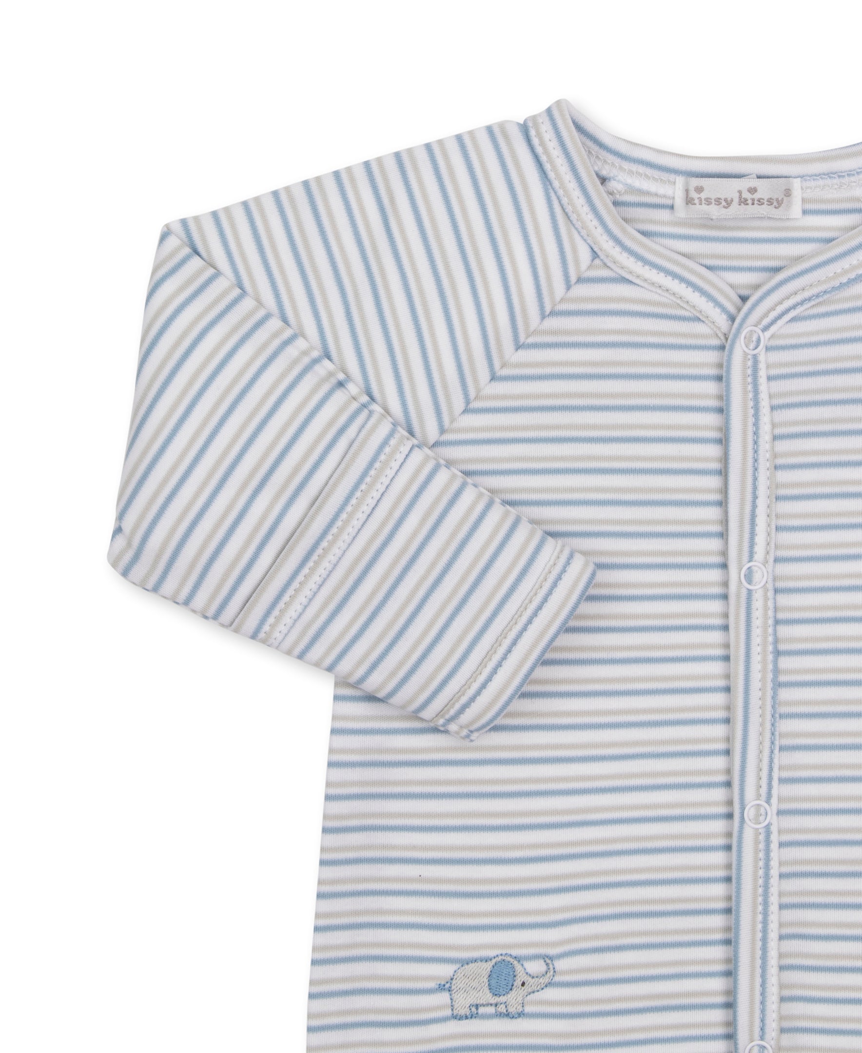Jungle Hang Out Stripe Footie - Kissy Kissy