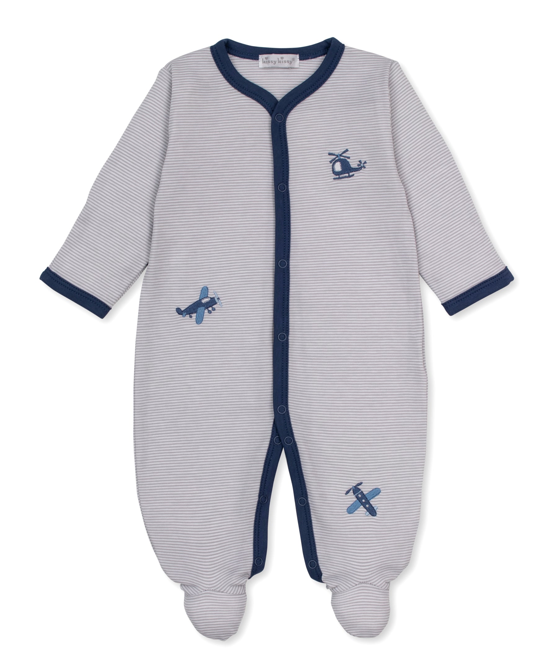 Awesome Aircrafts Stripe Footie