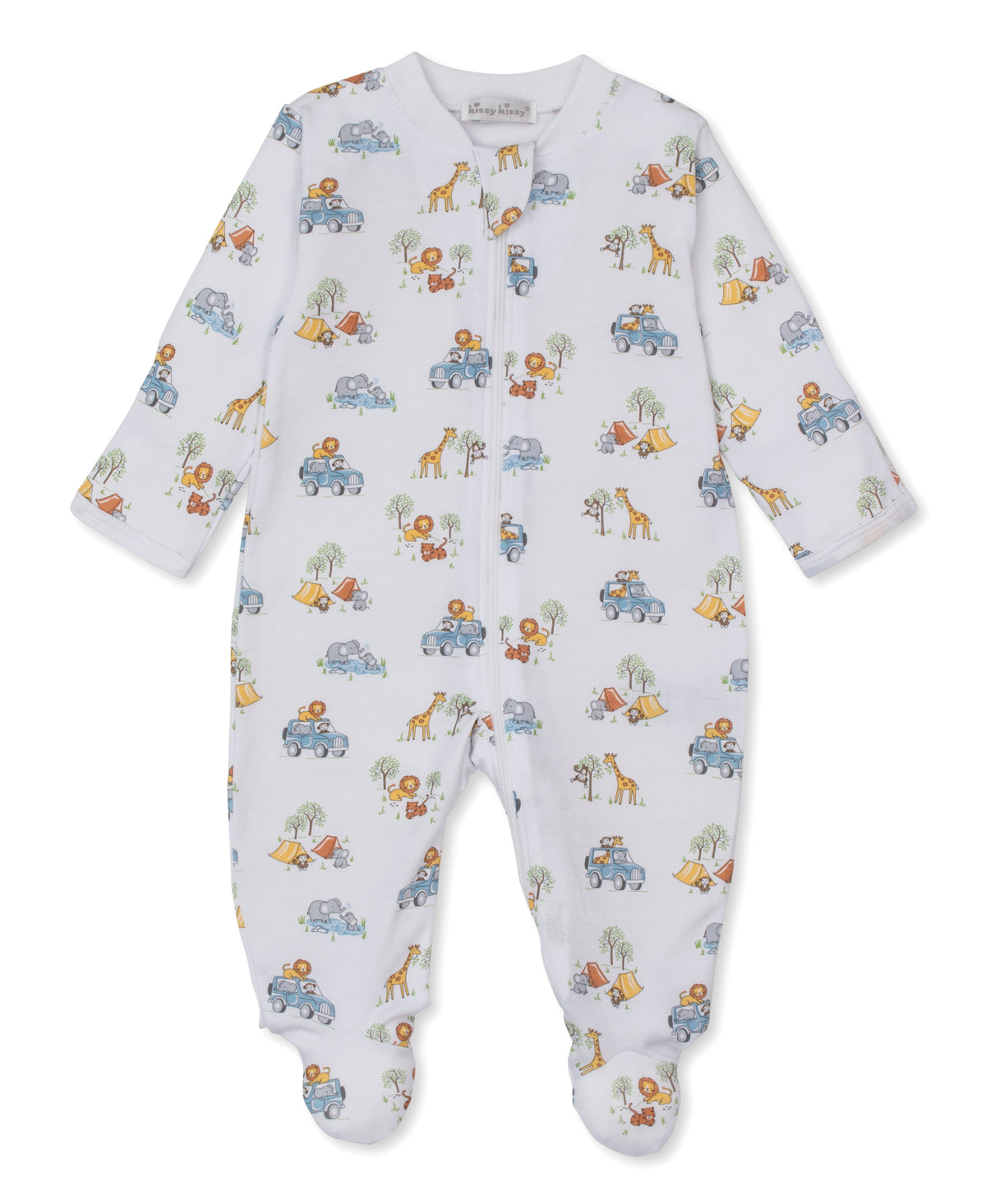 Jungle Safari Zip Footie - Kissy Kissy