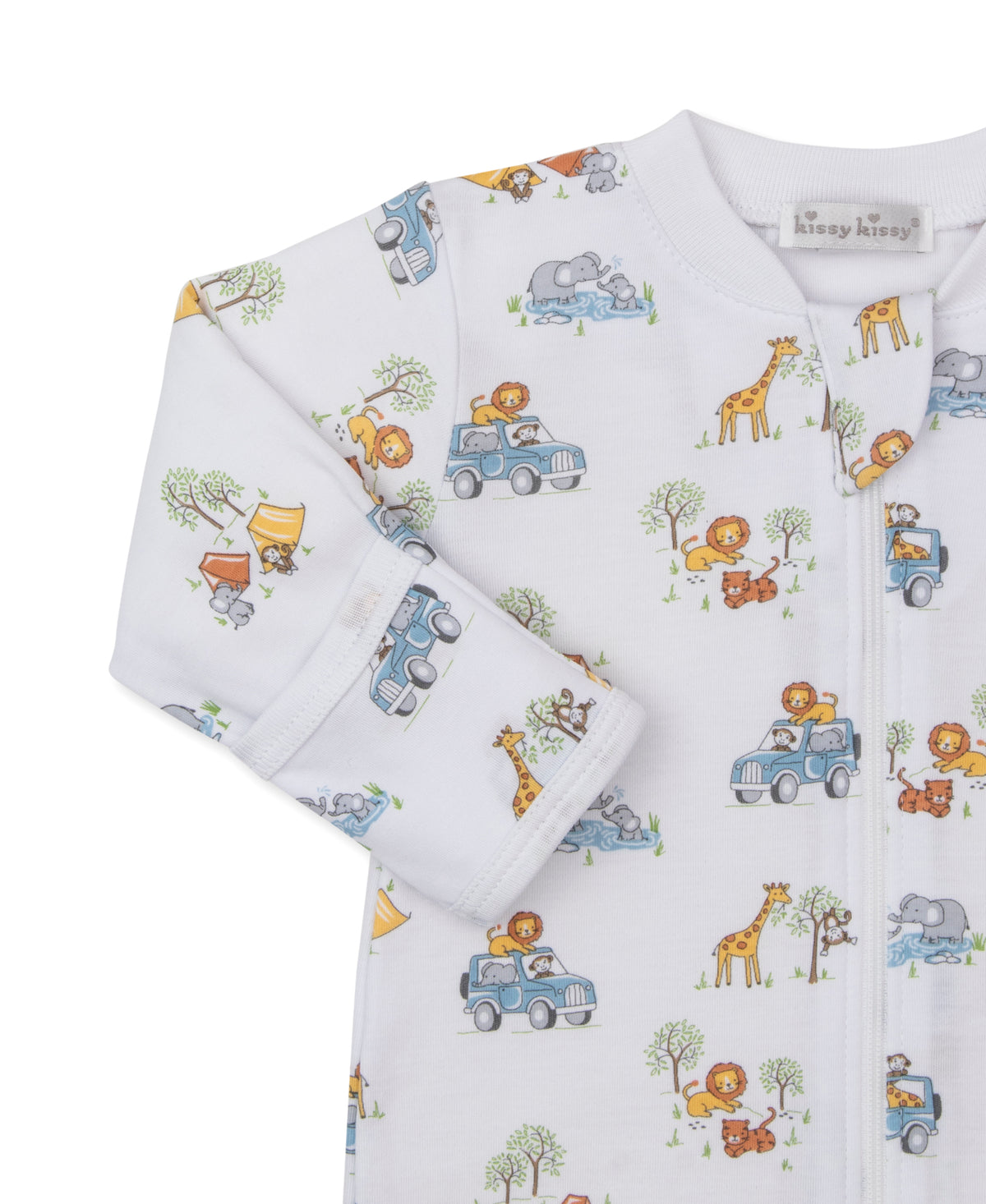 Jungle Safari Zip Footie - Kissy Kissy