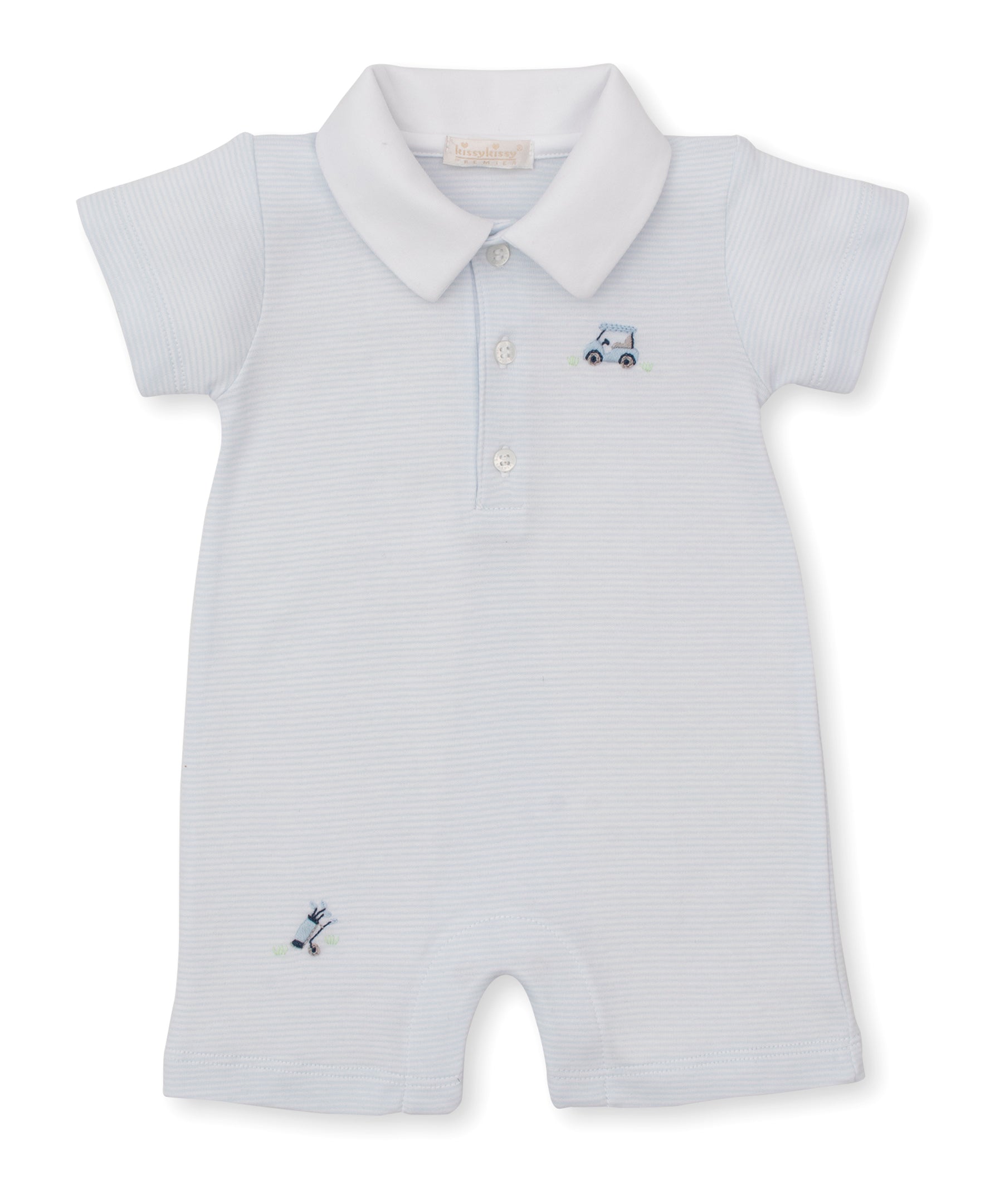 Premier Fairway Foursome Hand Emb. Short Playsuit - Kissy Kissy