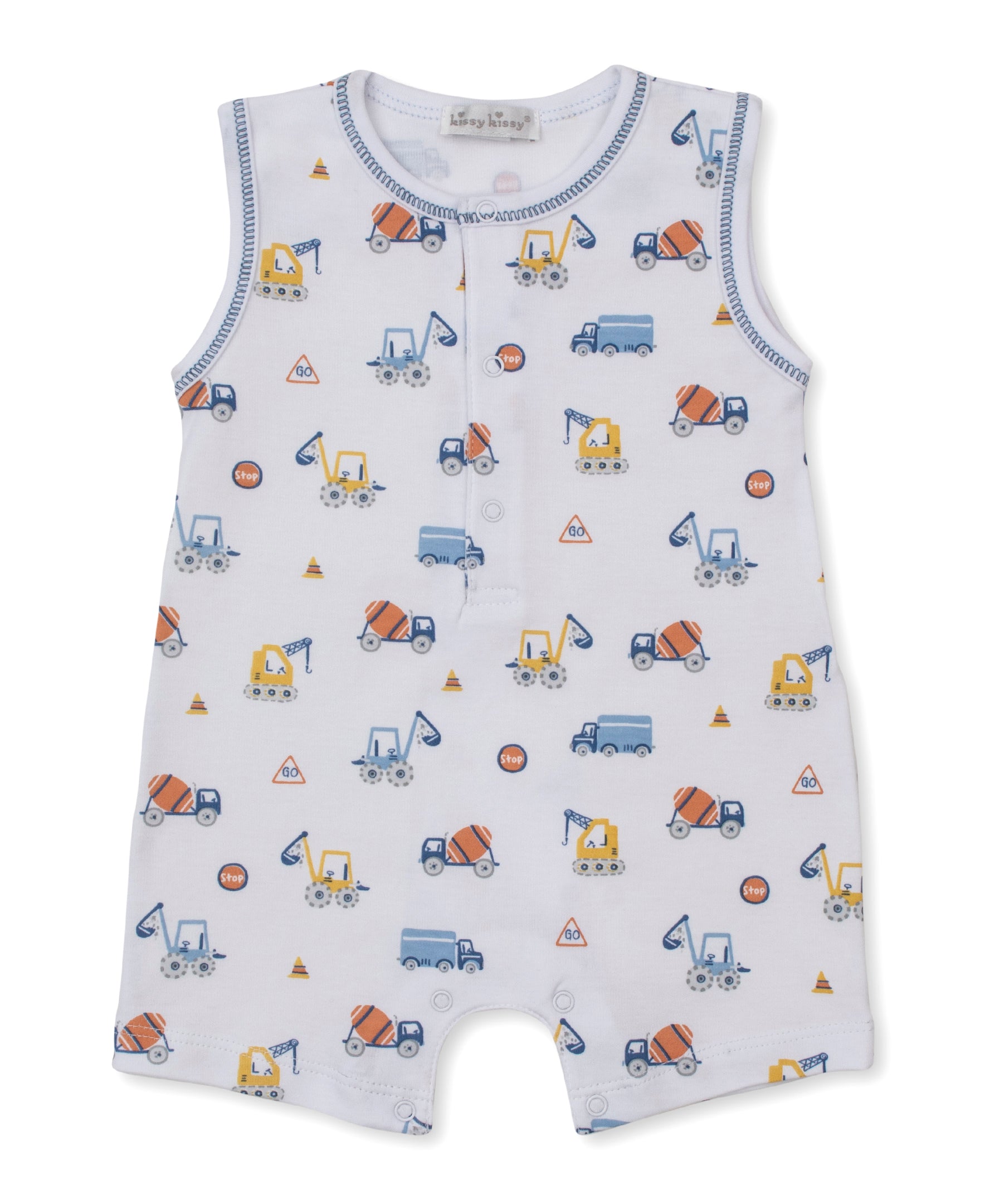 Construction Roadwork Sleeveless Playsuit - Kissy Kissy