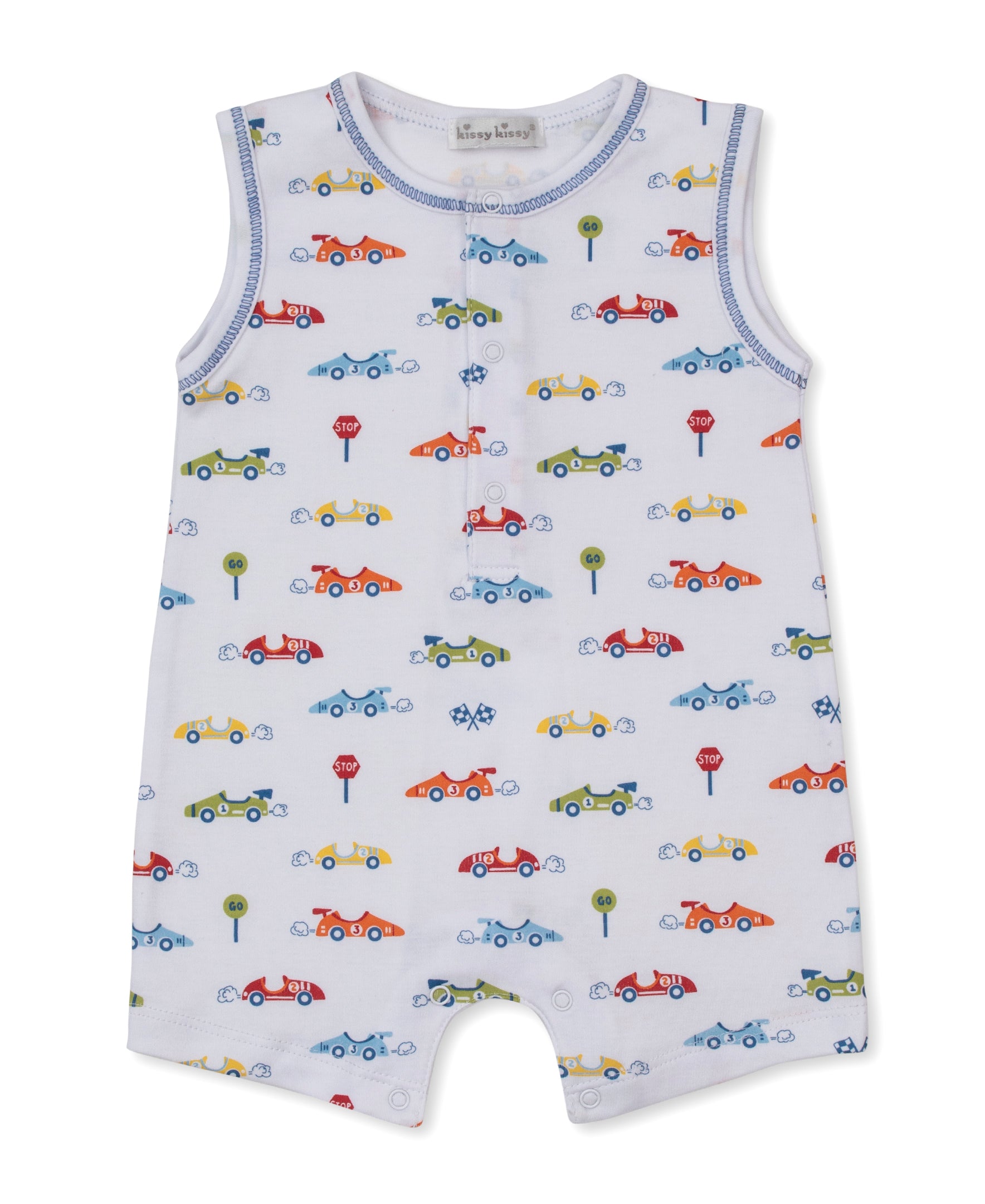 Sizzling Speedway Sleeveless Playsuit - Kissy Kissy