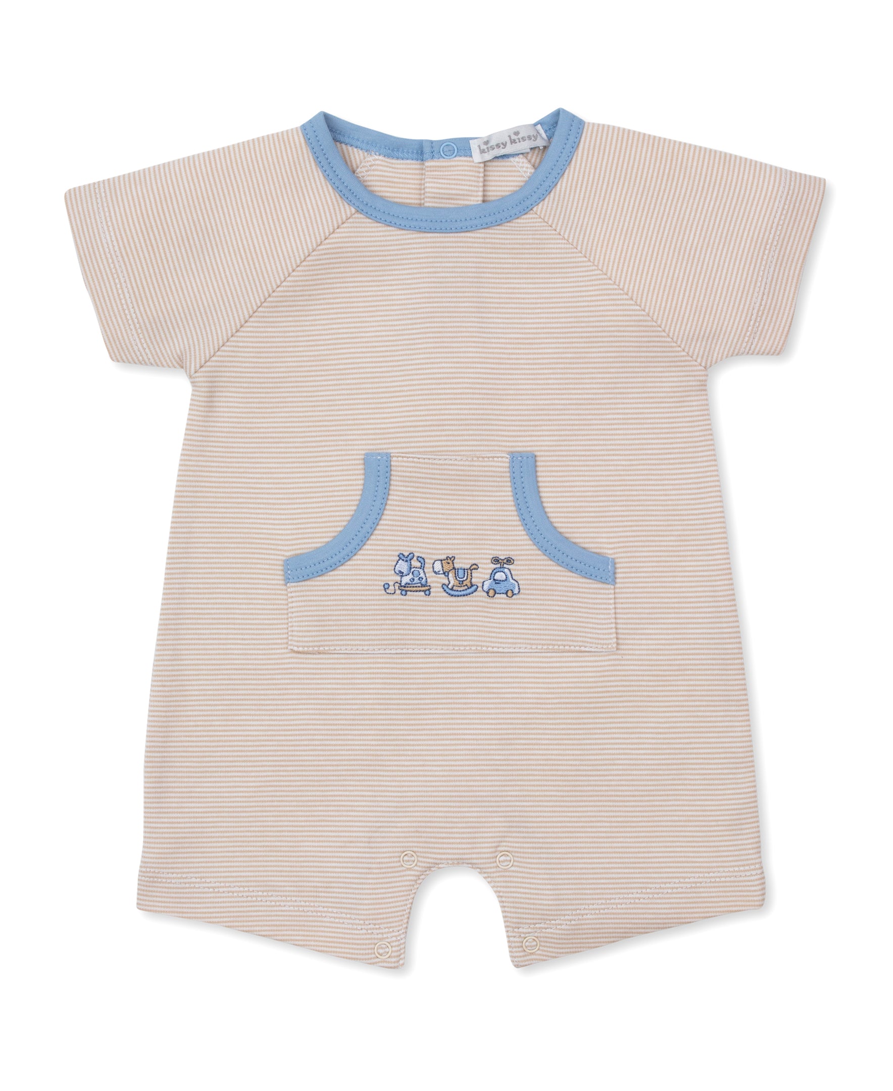 Vintage Toy Fun Short Stripe Playsuit - Kissy Kissy