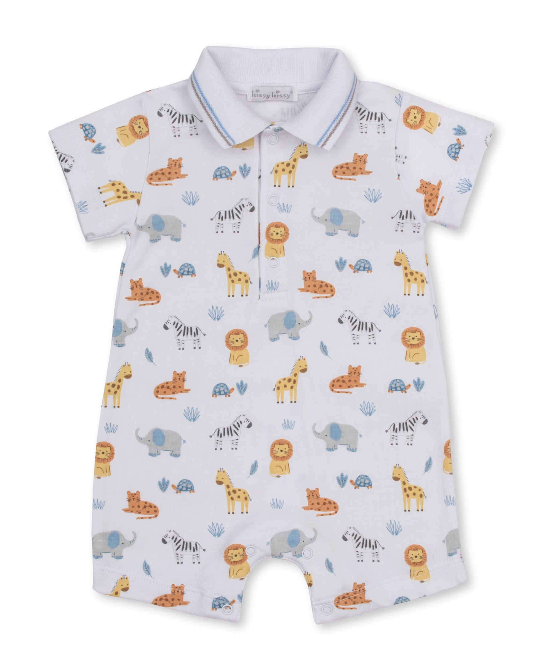 Jungle Hang Out Short Playsuit - Kissy Kissy