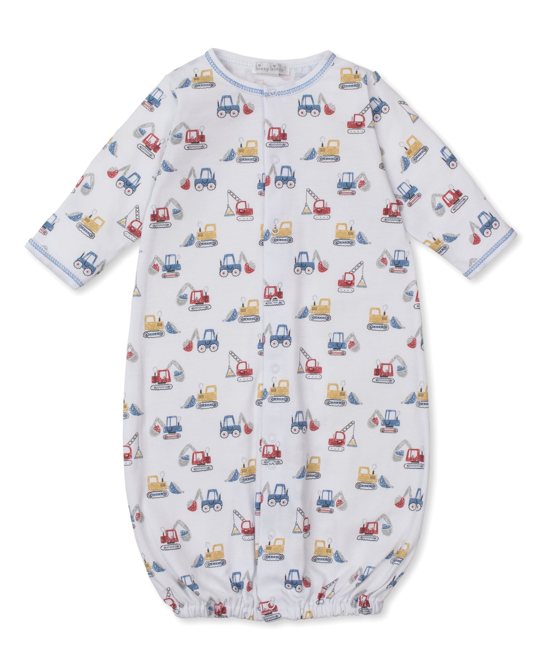 Construction Diggers Convertible Gown - Kissy Kissy