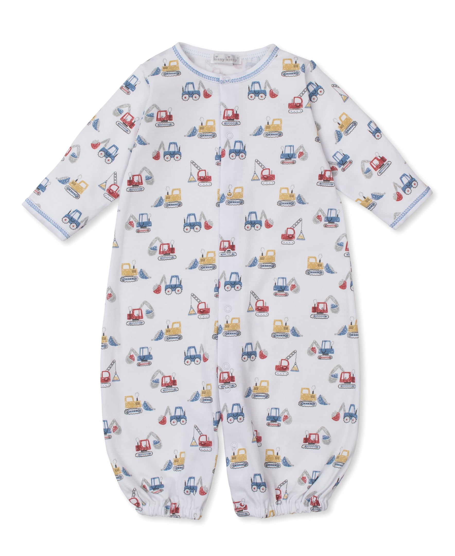 Construction Diggers Convertible Gown - Kissy Kissy