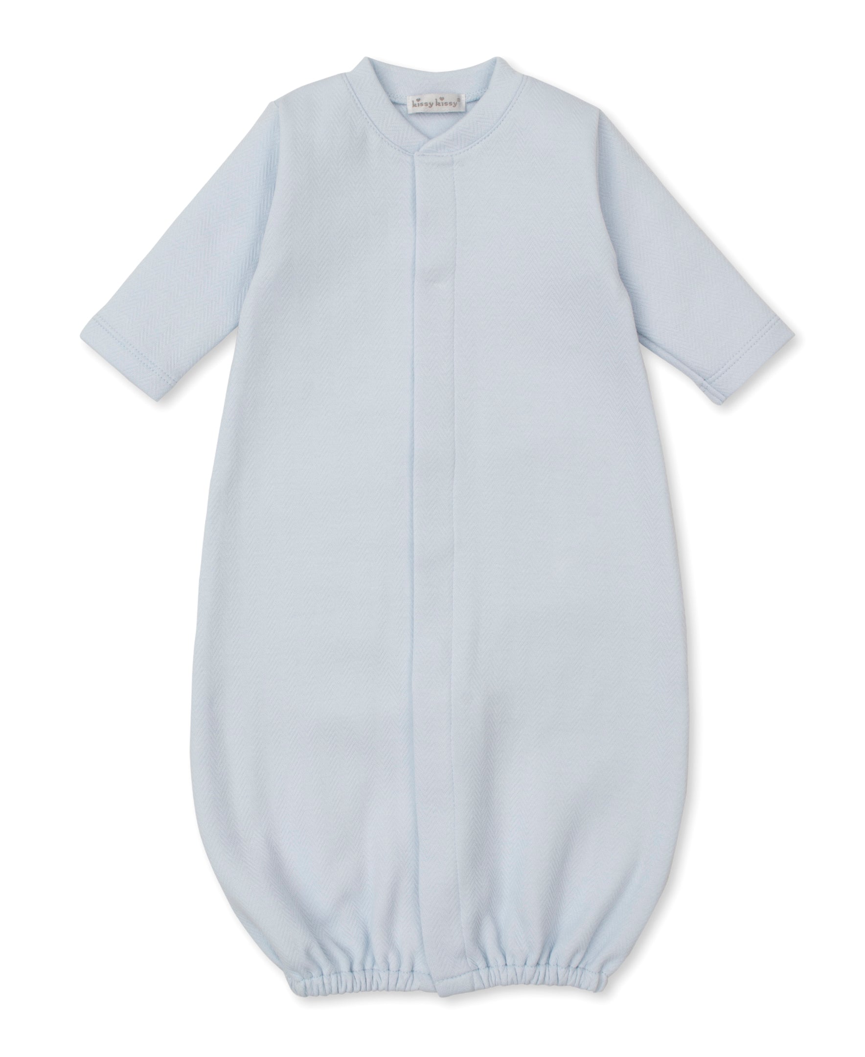 Sweet Homecoming Blue Jacquard Convertible Gown - Kissy Kissy