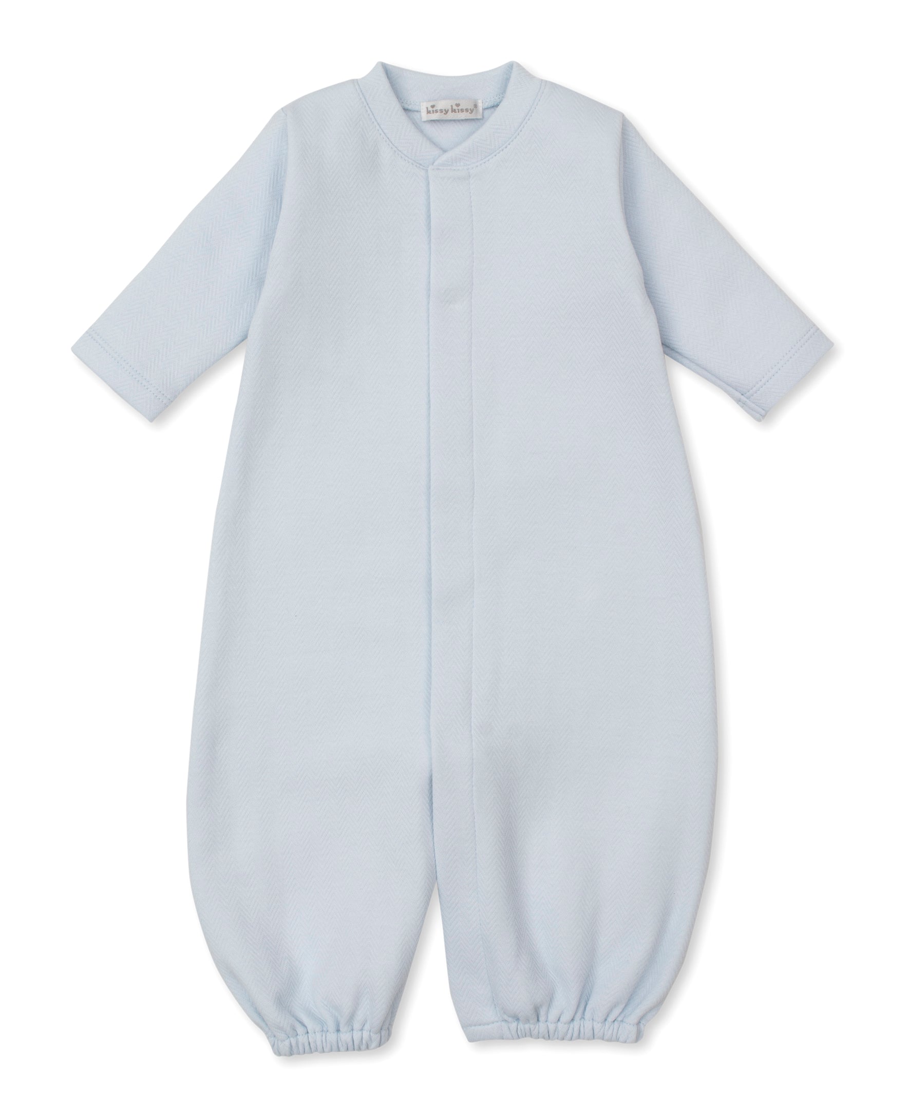 Sweet Homecoming Blue Jacquard Convertible Gown - Kissy Kissy