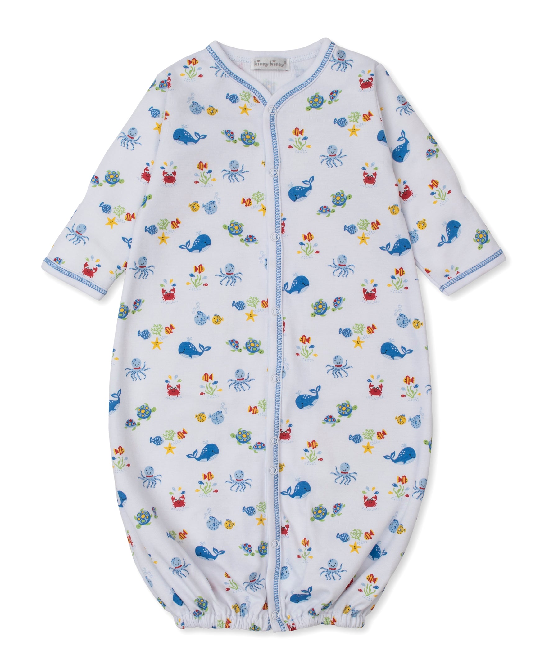 Ocean Antics Blue Convertible Gown